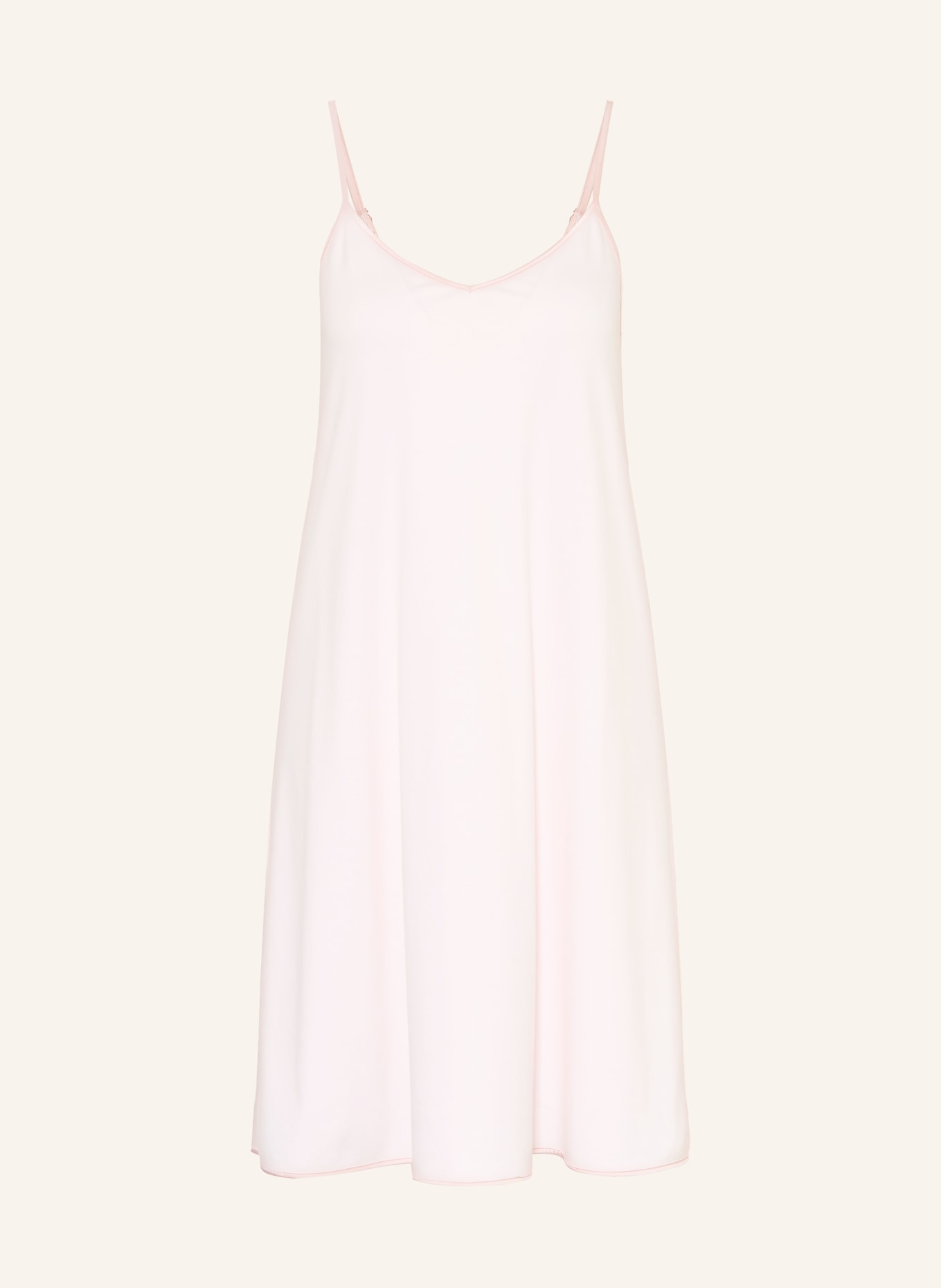 HANRO Négligé COTTON SILK: ROSE CLAIR
