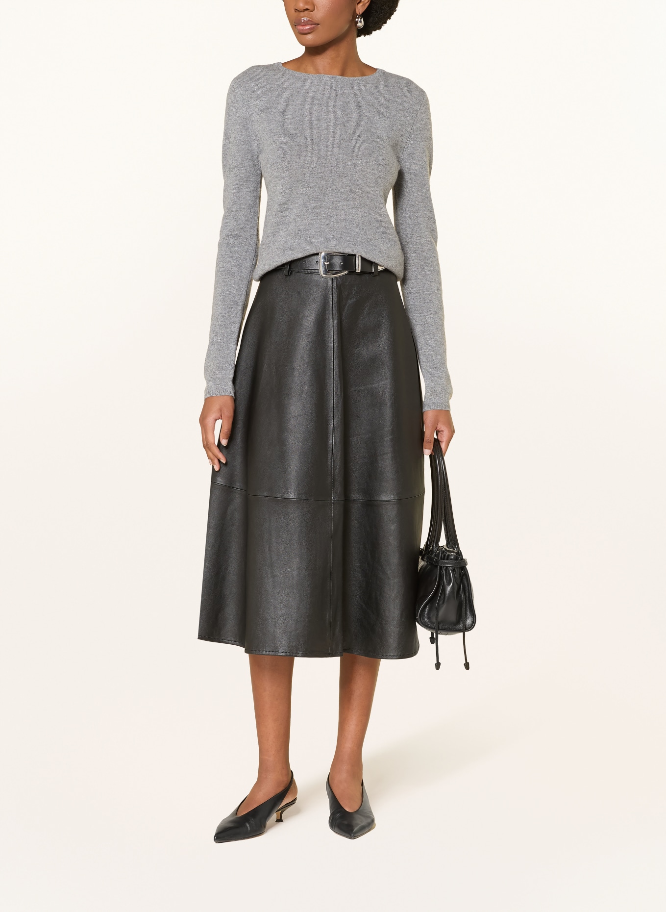 ALMADA LABEL Cashmere-Pullover AWA: GRAU