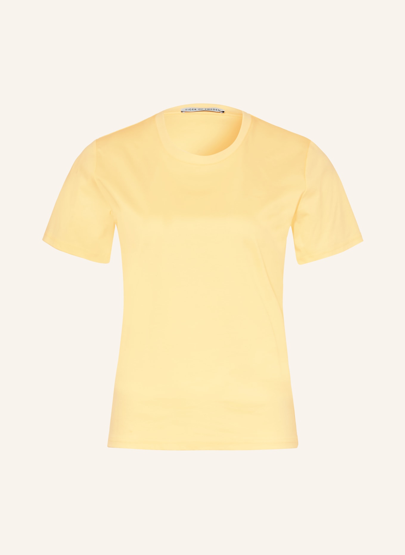 TIGER OF SWEDEN T-shirt SIRU: LIGHT YELLOW