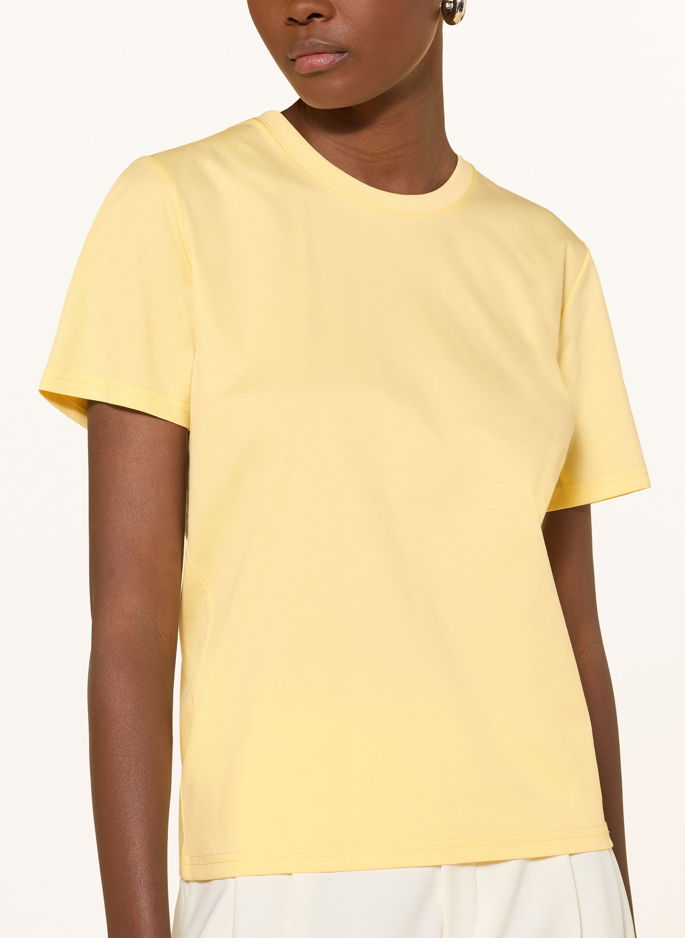 TIGER OF SWEDEN T-shirt SIRU: LIGHT YELLOW