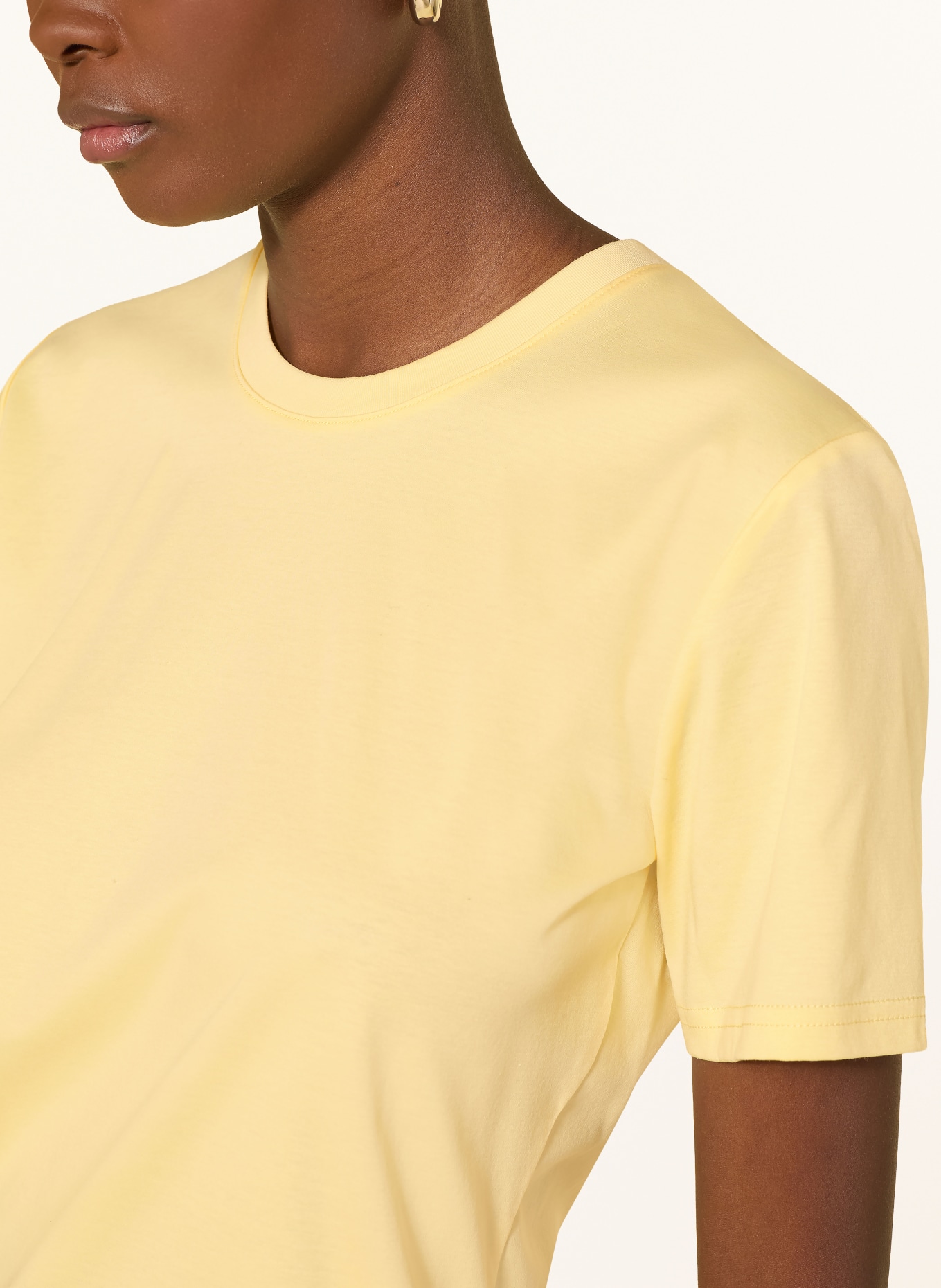 TIGER OF SWEDEN T-shirt SIRU: LIGHT YELLOW