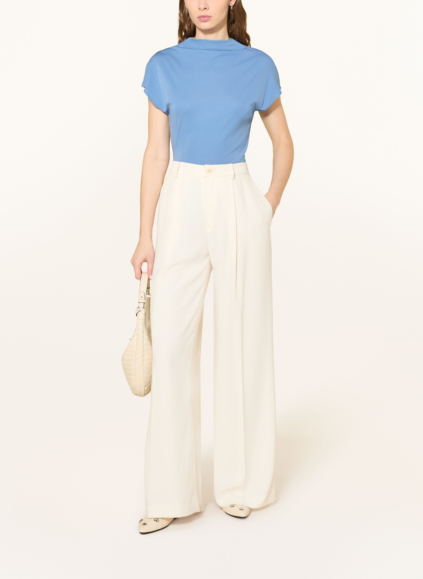 TIGER OF SWEDEN Tričko ALITTA: MODRÁ