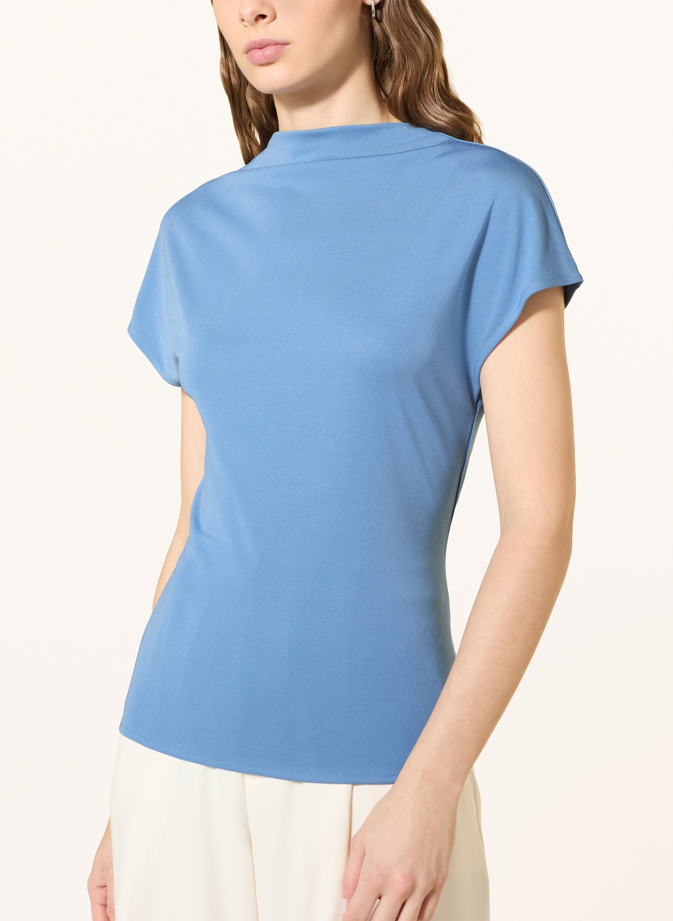 TIGER OF SWEDEN Tričko ALITTA: MODRÁ