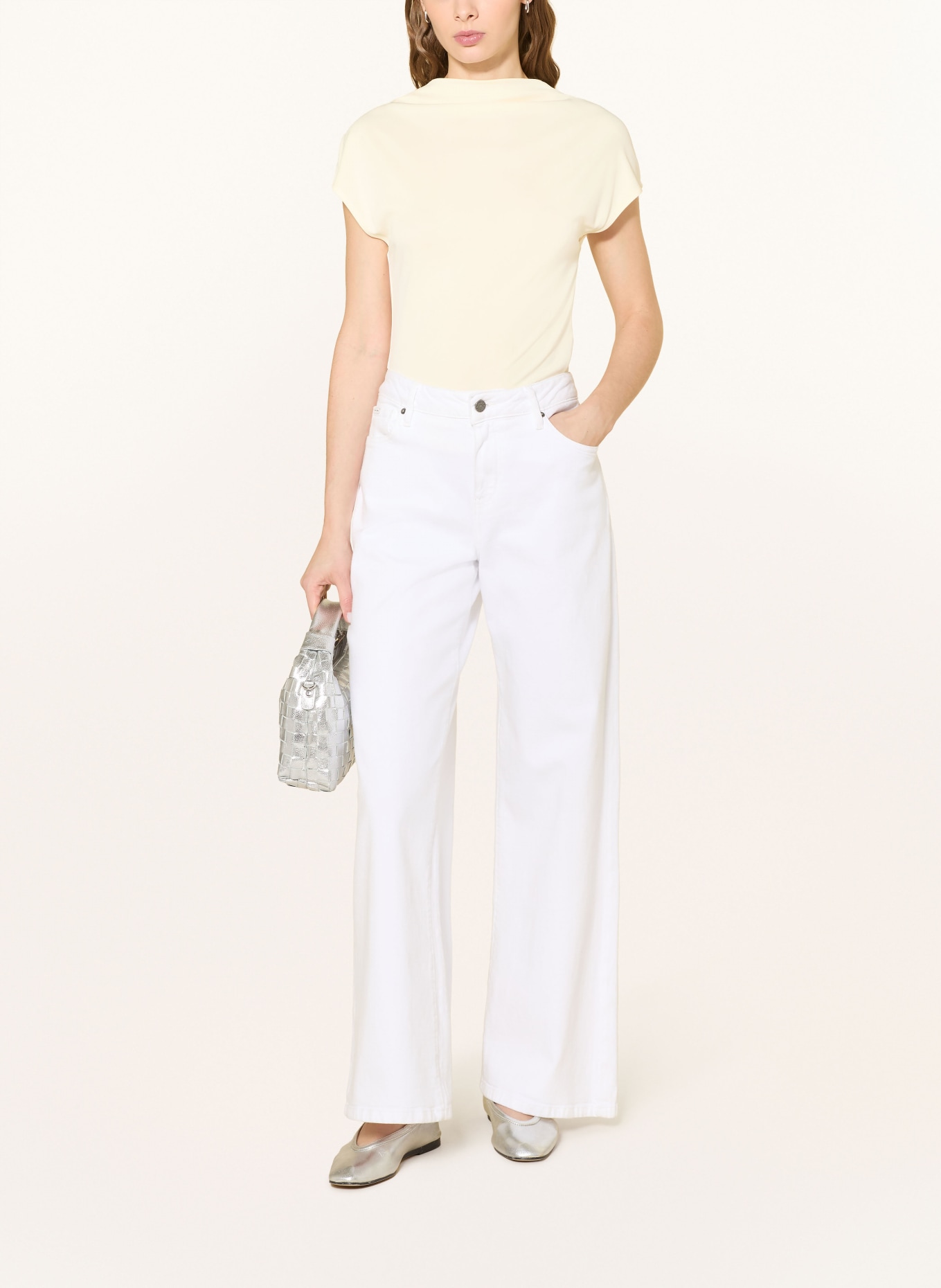 TIGER OF SWEDEN Tričko ALITTA: TMAVĚ ŽLUTÁ