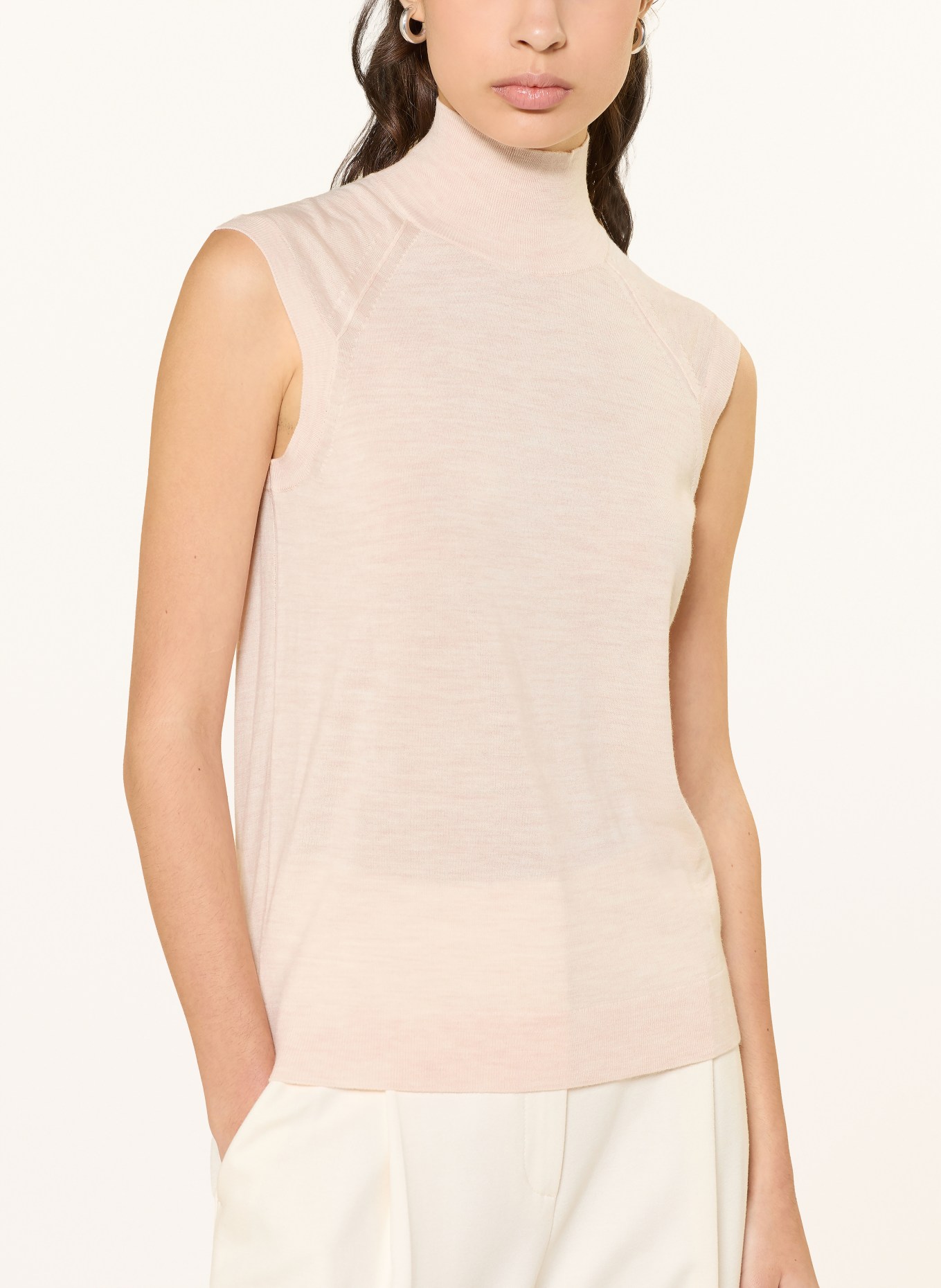 BOSS Gebreide top FIPINI: ROSE CLAIR