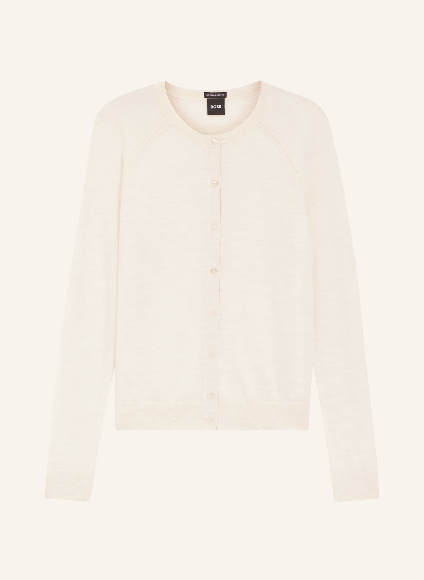 BOSS Cardigan FONAMI: CRÈME