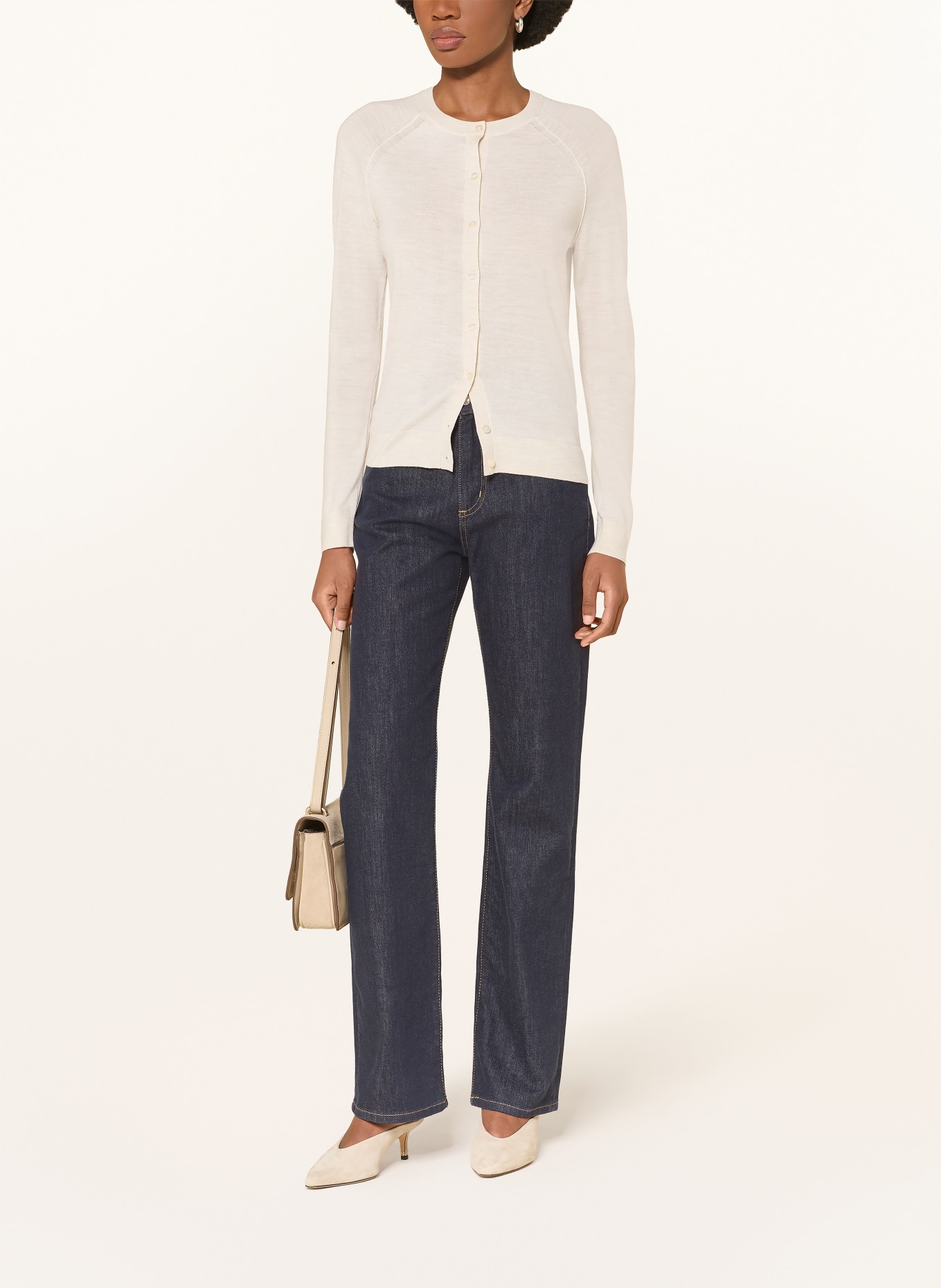 BOSS Cardigan FONAMI: CRÈME