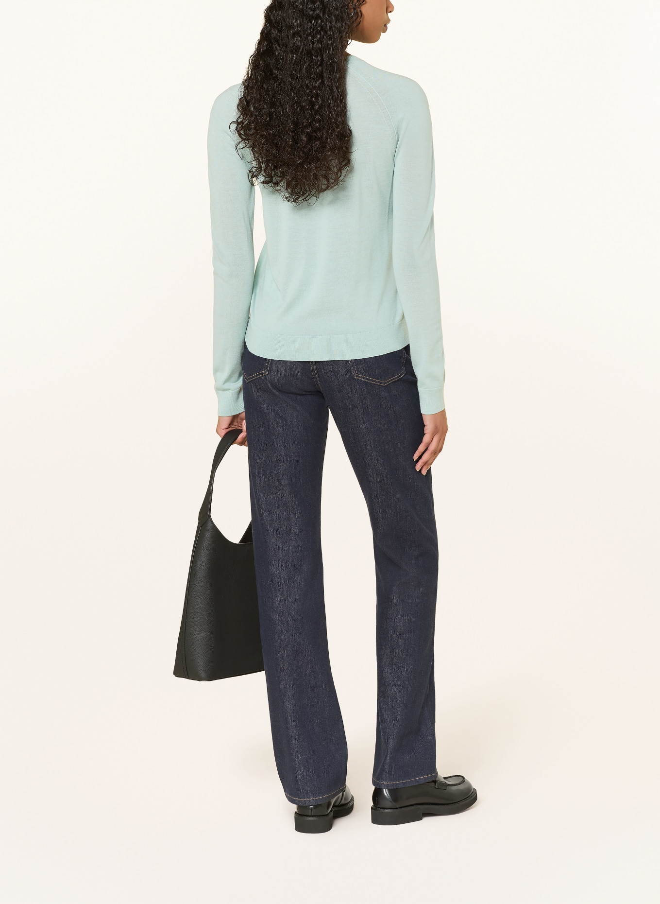 BOSS Gebreid vest FONAMI: MINT