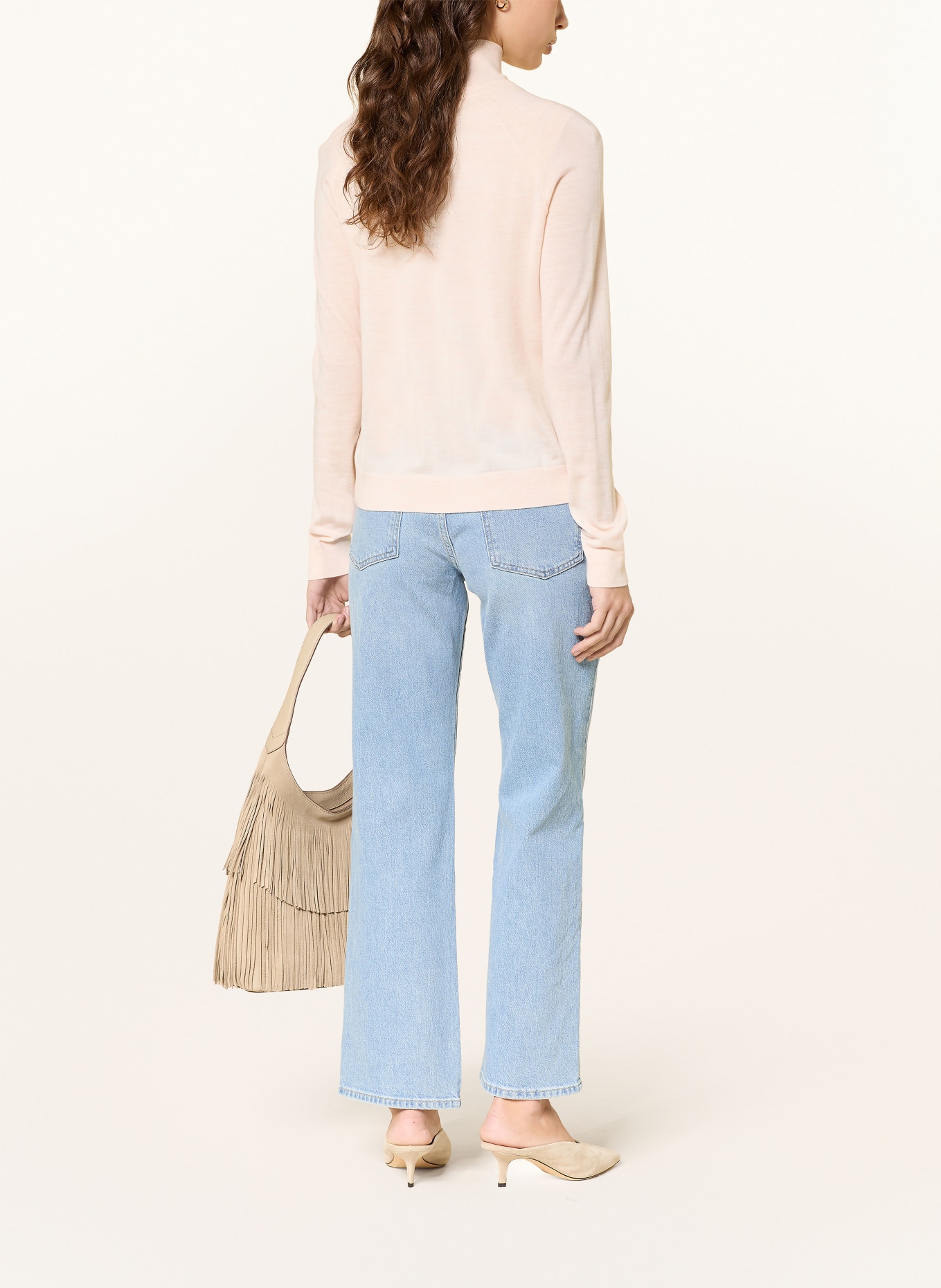 BOSS Strickjacke FONAMI: ECRU