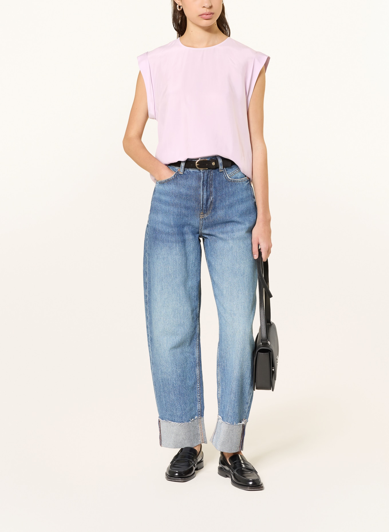 BOSS Blusenshirt IRNETTE: HELLLILA