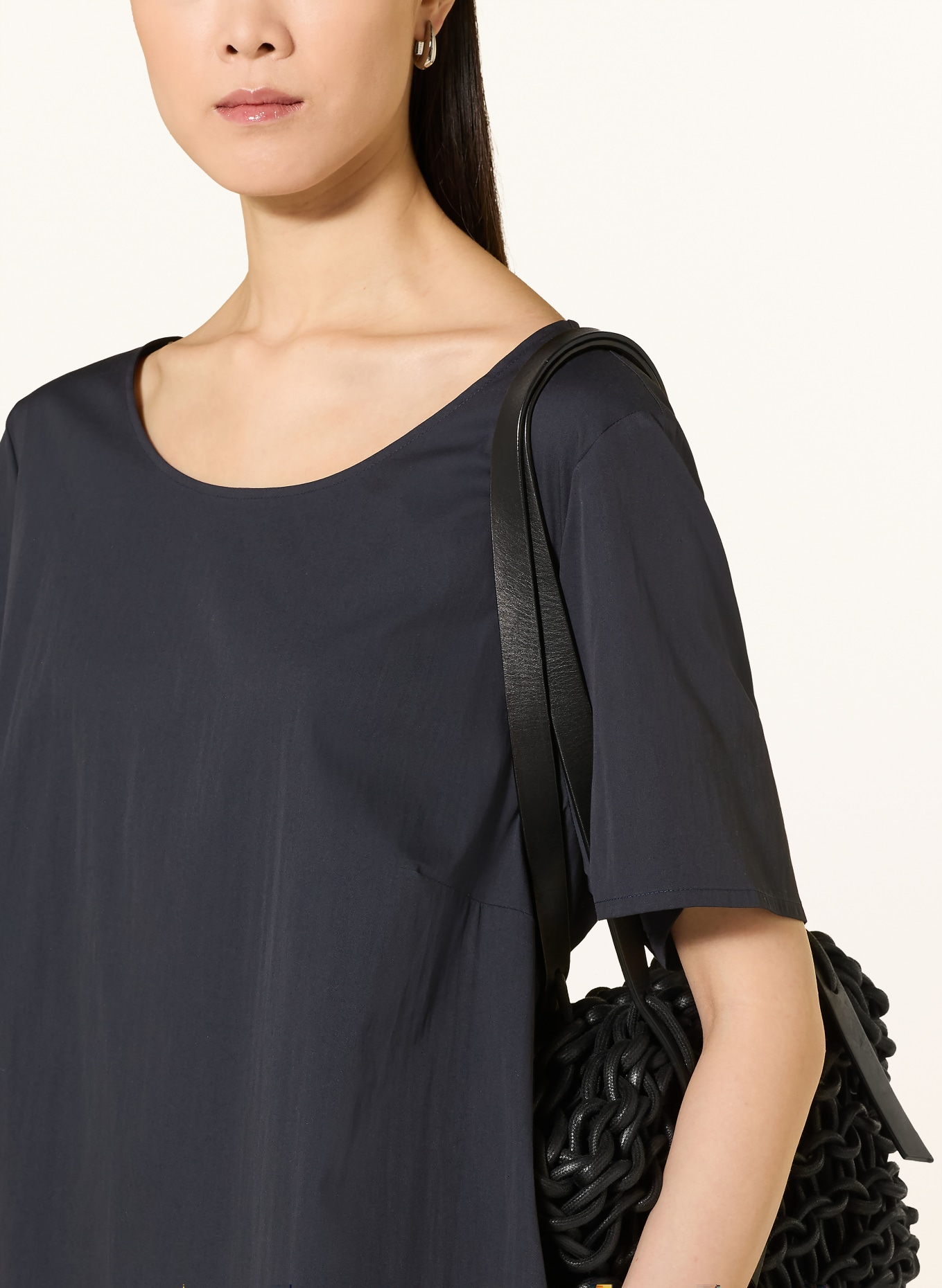 ROBE LÉGÈRE Satin dress: DARK BLUE