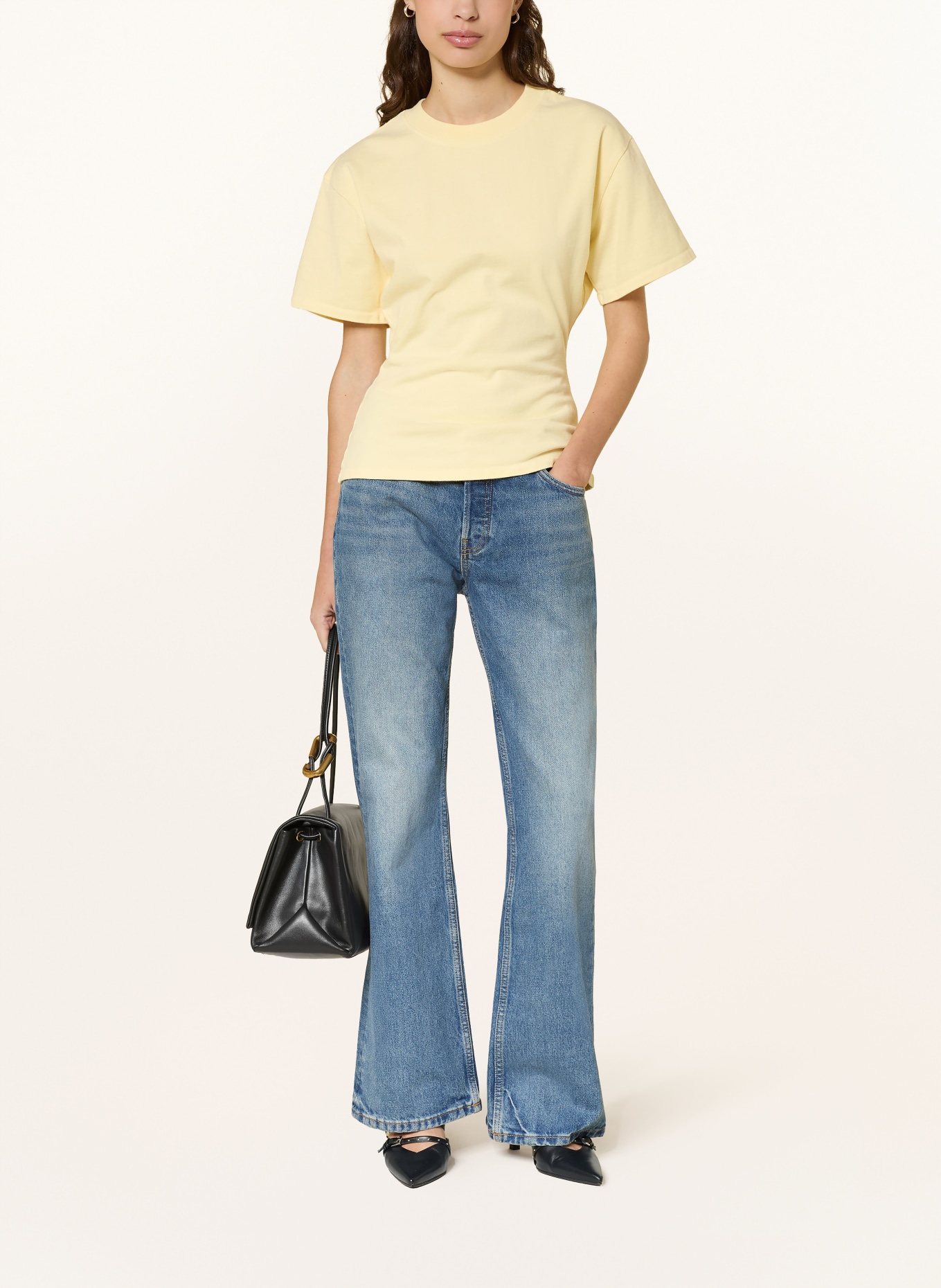 EB DENIM T-shirt EERO: LIGHT YELLOW
