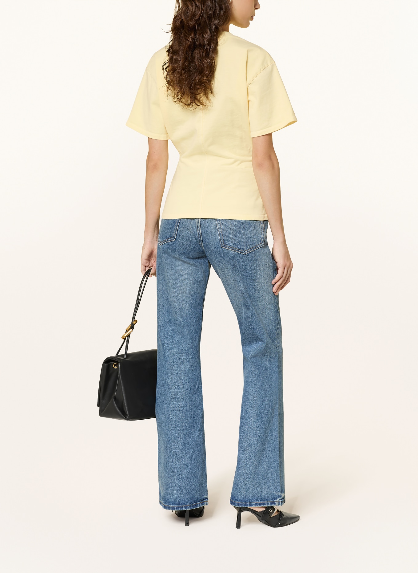 EB DENIM T-shirt EERO: LIGHT YELLOW
