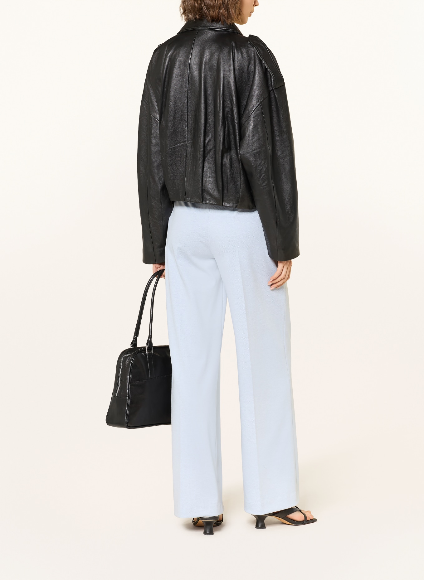 DRYKORN Marlene kalhoty BEFORE: ČERNOŠEDÁ