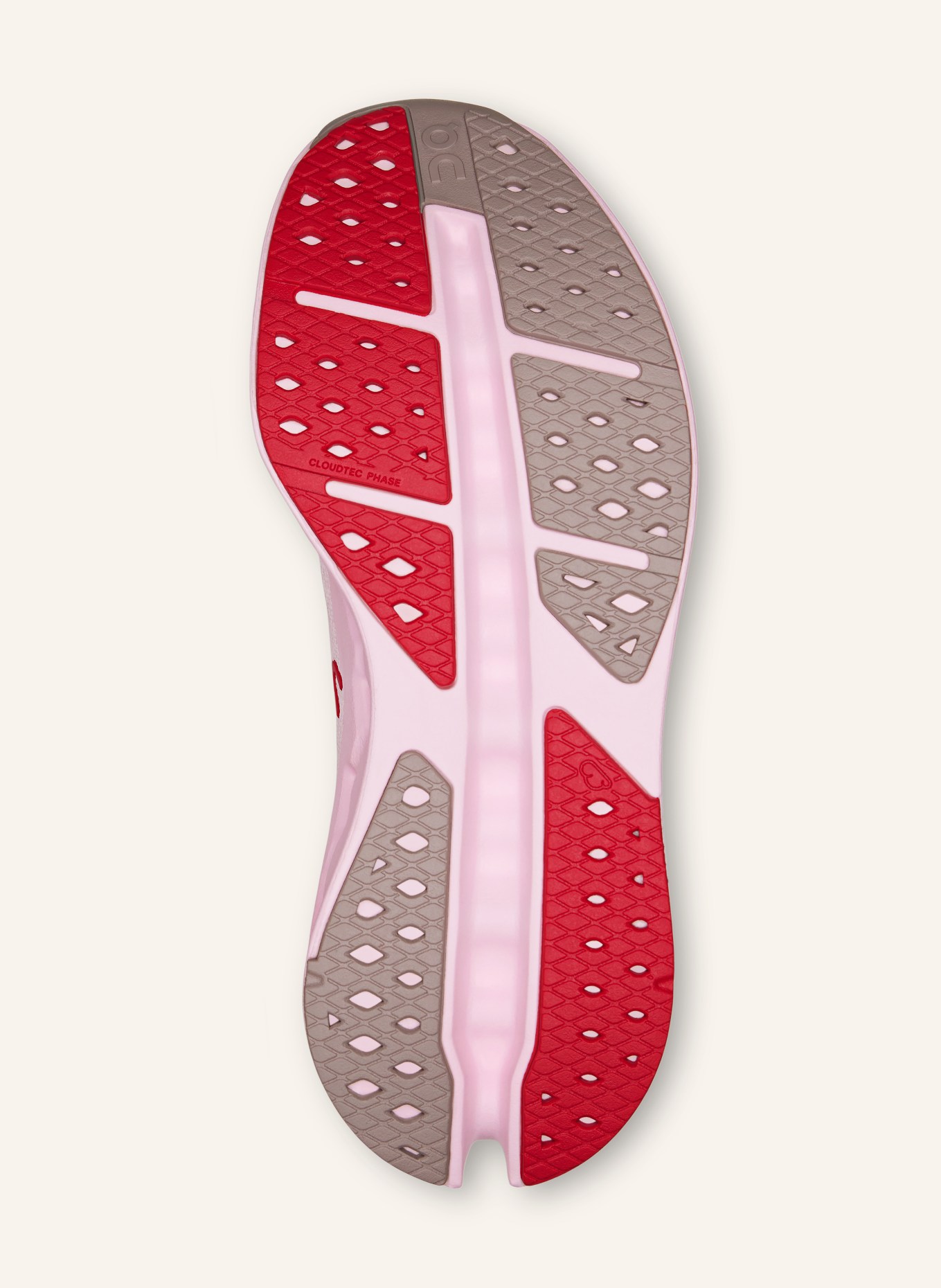 On Laufschuhe CLOUDSURFER MAX: HELLROSA / ROT