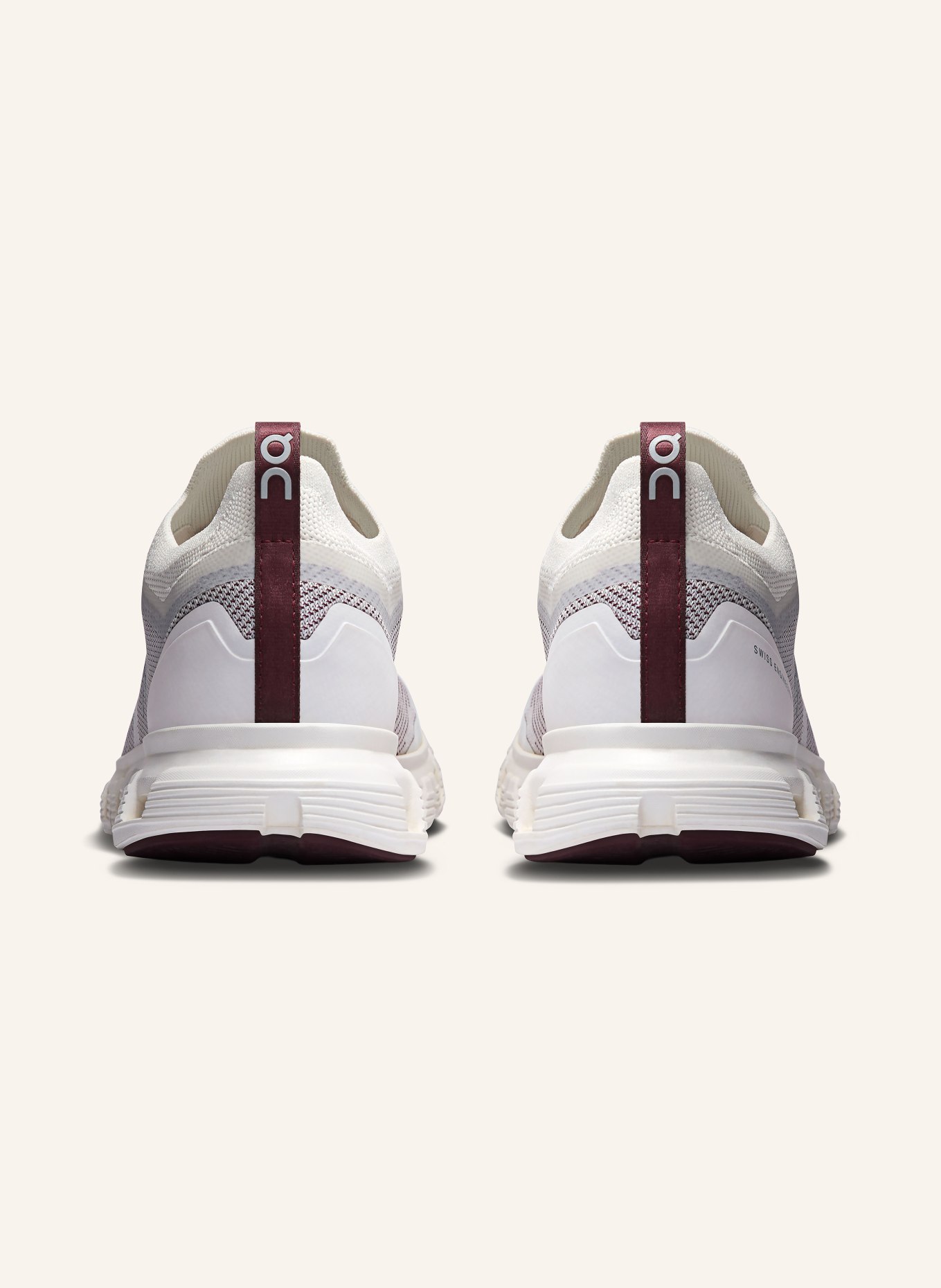 On CLOUD 6 VERSA sneaker: WHITE / BROWN / LIGHT GRAY