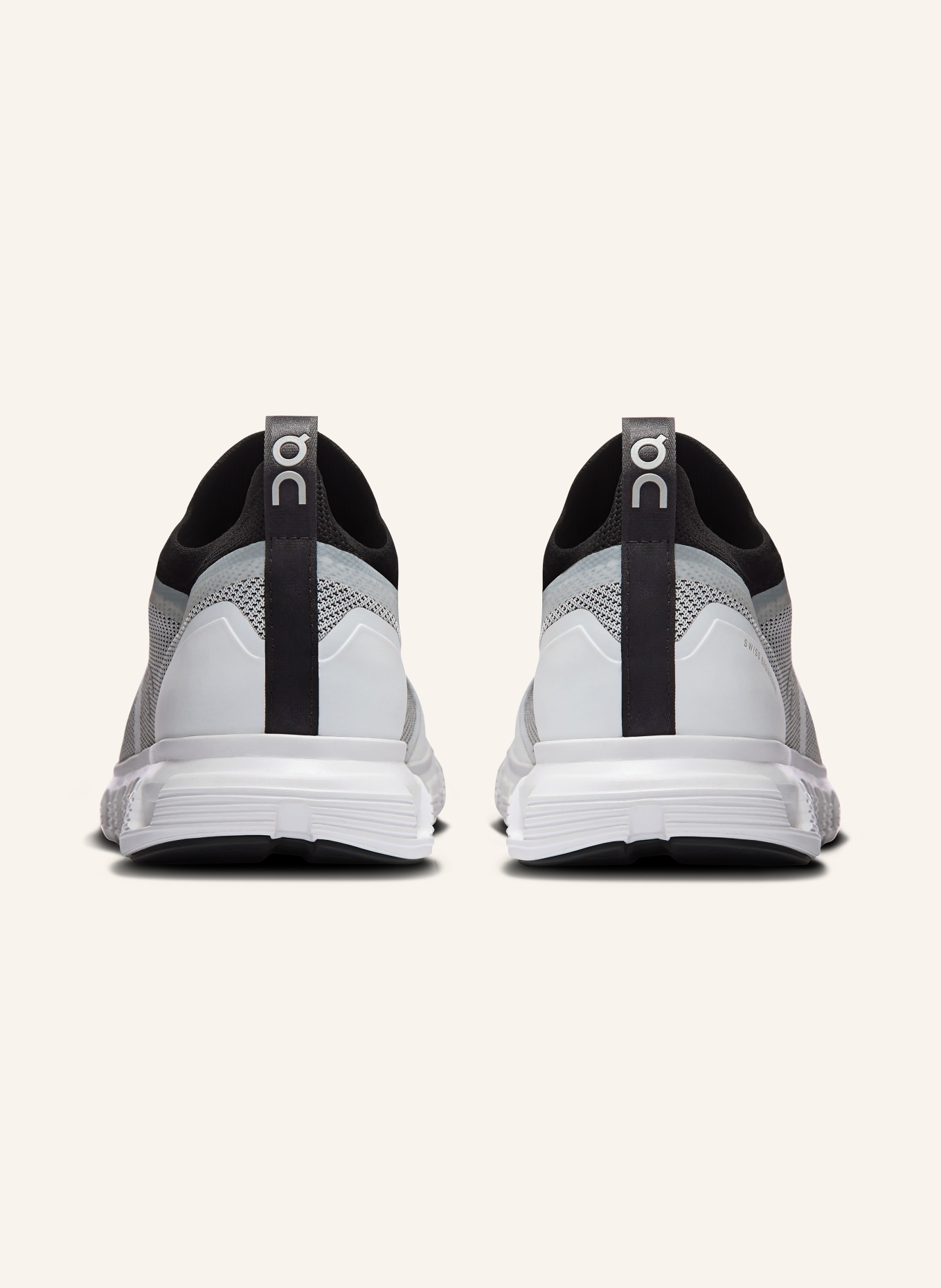 On CLOUD 6 VERSA sneaker: WHITE / GRAY / BLACK