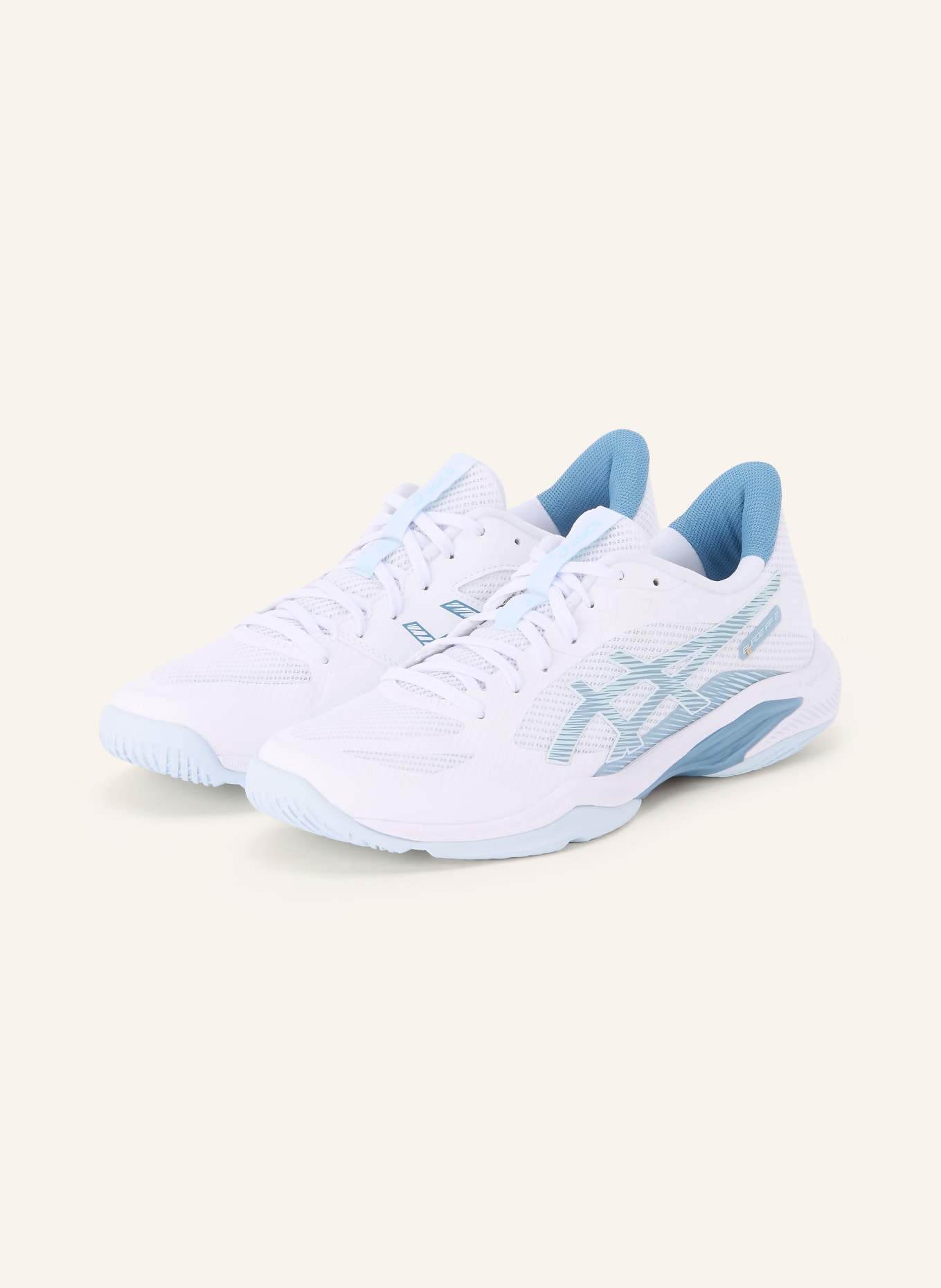 ASICS Indoor shoes BLADE FF 2: WHITE / BLUE GRAY