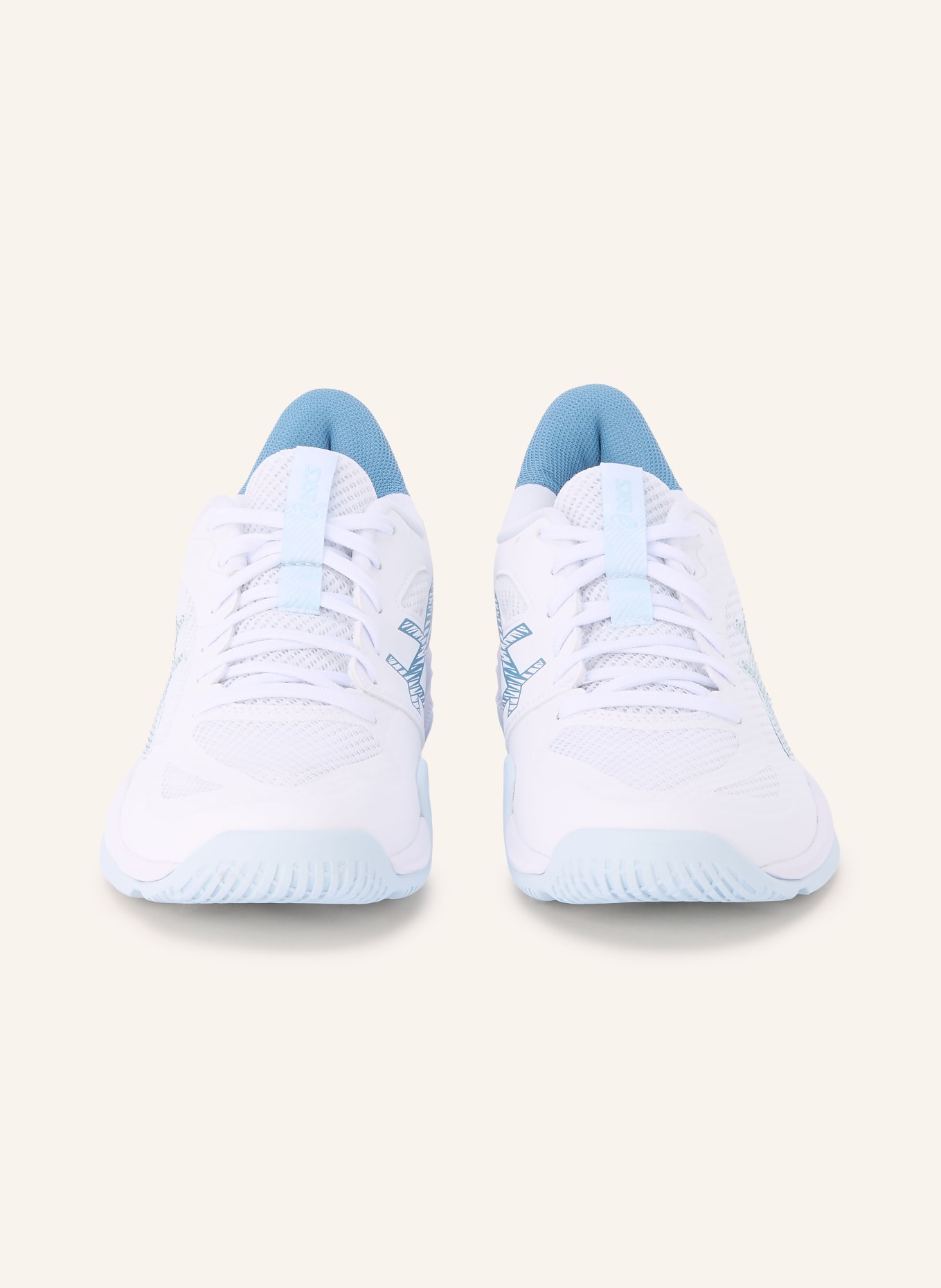 ASICS Indoor shoes BLADE FF 2: WHITE / BLUE GRAY