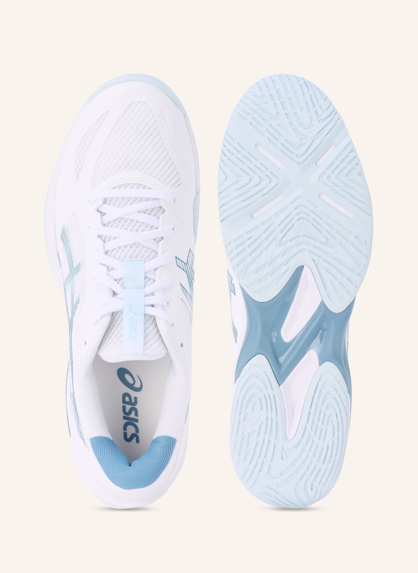 ASICS Indoor shoes BLADE FF 2: WHITE / BLUE GRAY