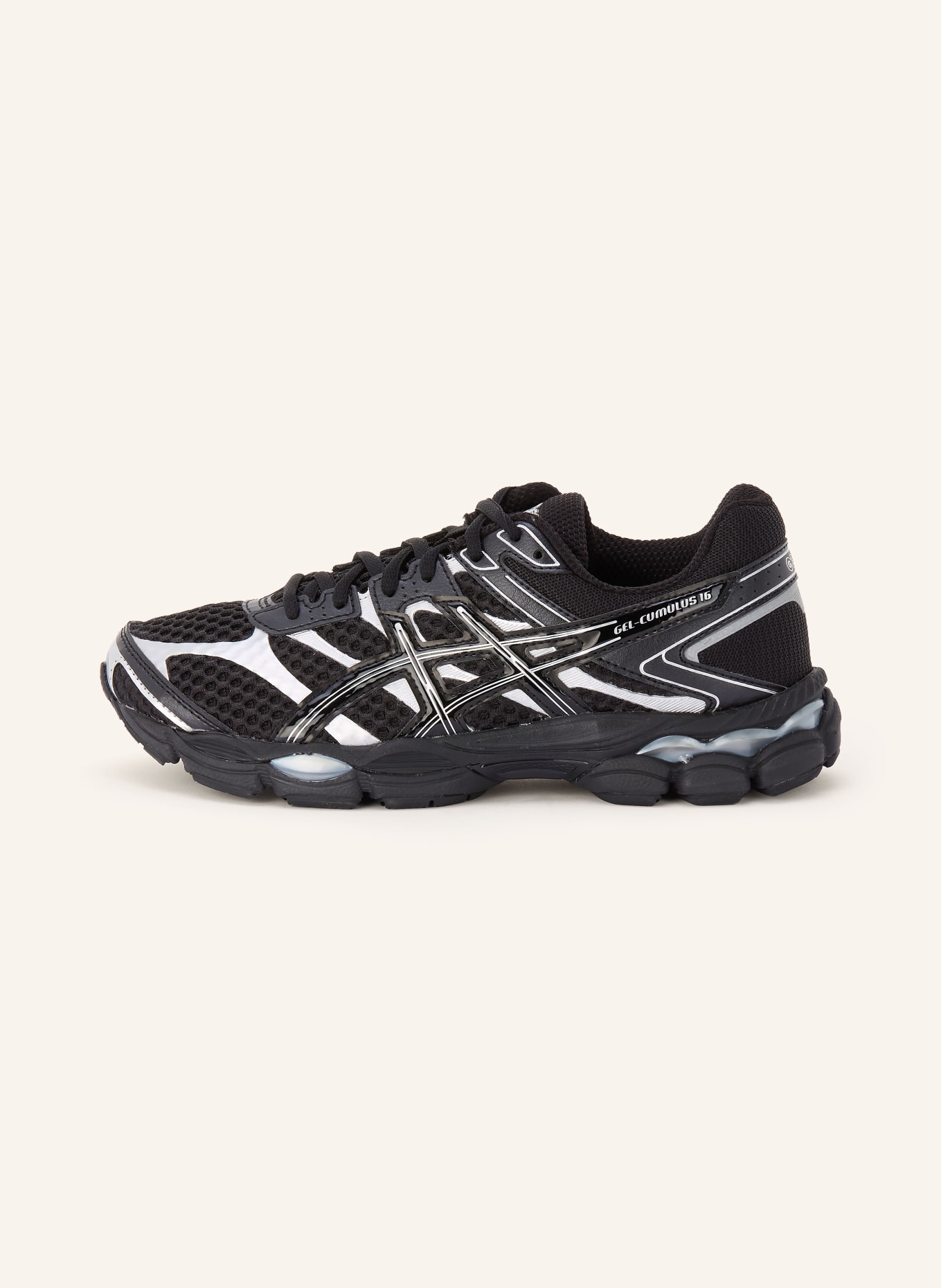 ASICS Baskets GEL-CUMULUS 16: NOIR / ARGENT