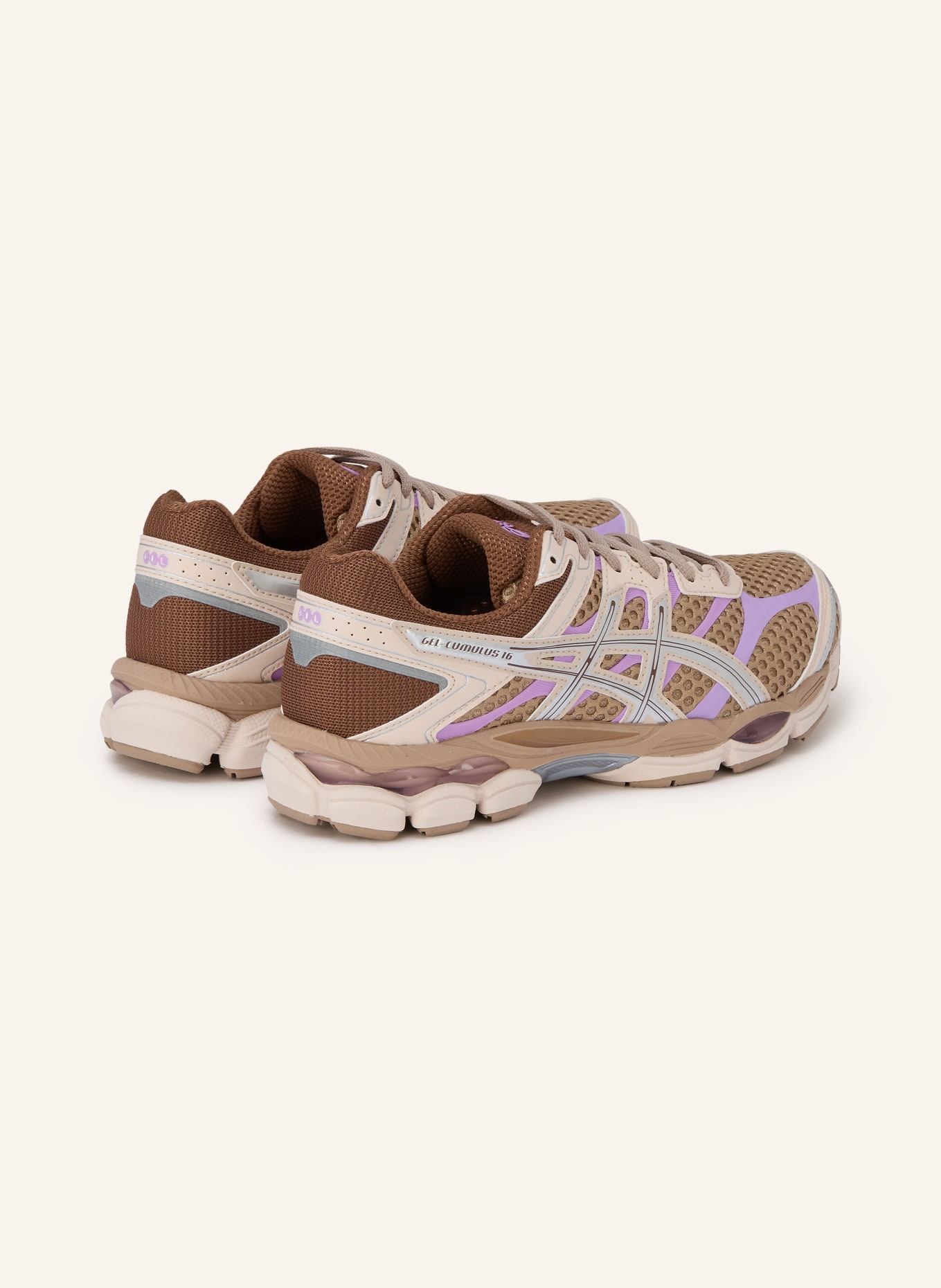ASICS Sneaker GEL-CUMULUS 16: BEIGE / CREME / LILA