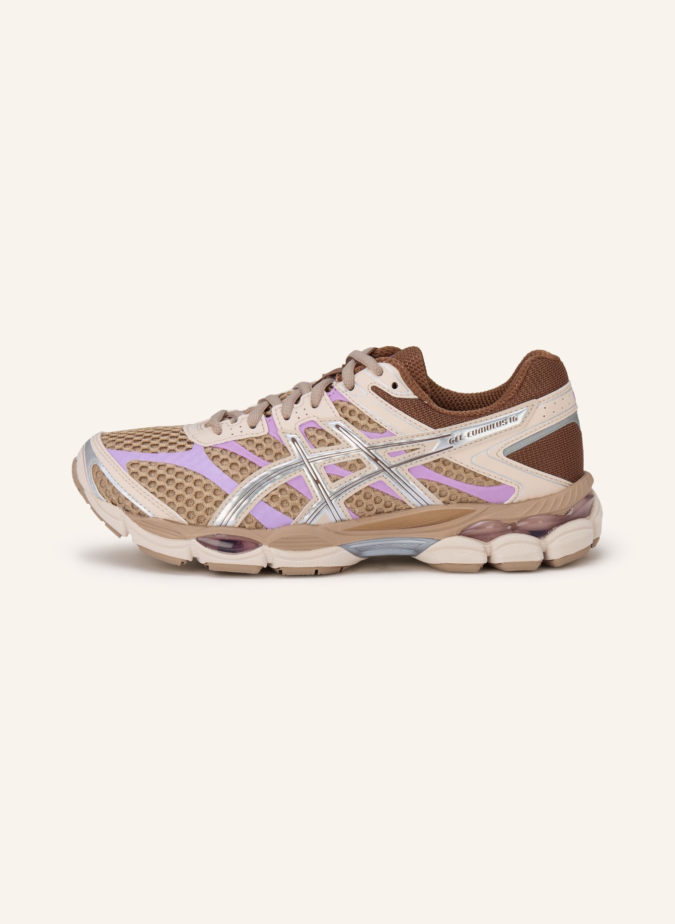 ASICS Sneaker GEL-CUMULUS 16: BEIGE / CREME / LILA