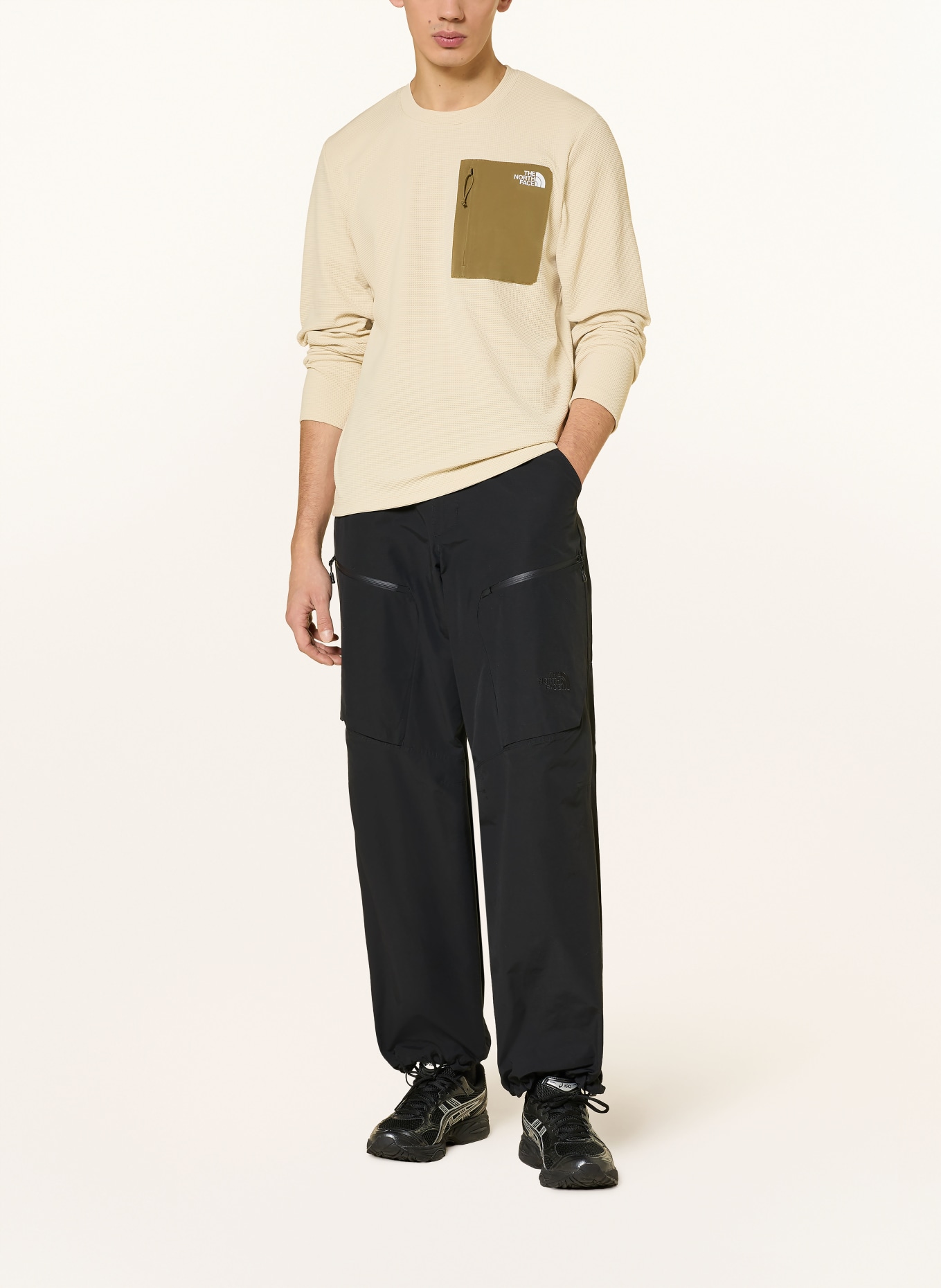 THE NORTH FACE Longsleeve KECHA: BEIGE