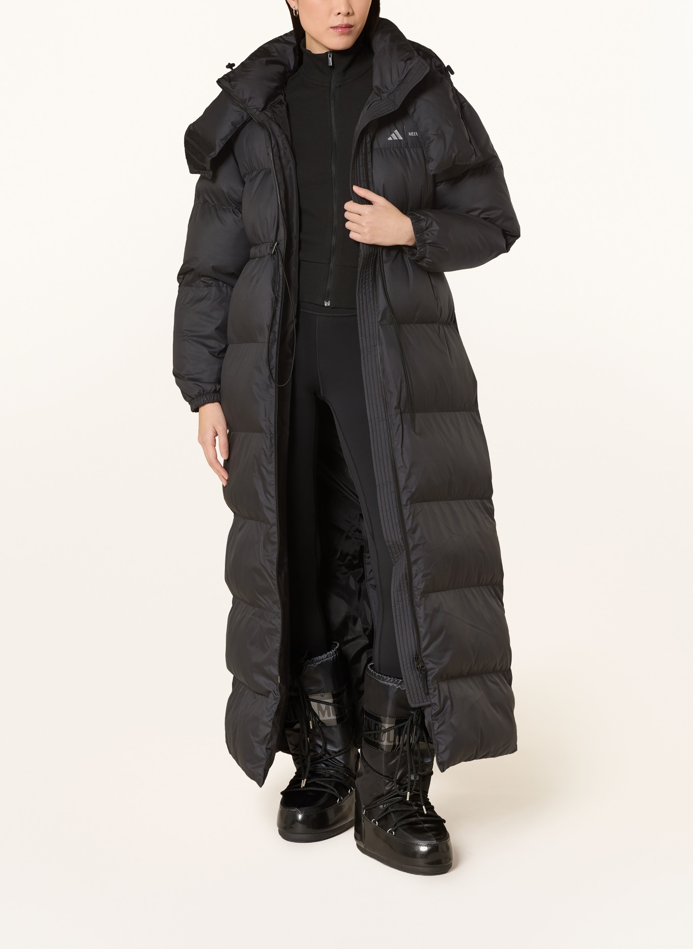 adidas Steppmantel ADIDAS X MOON BOOT: SCHWARZ