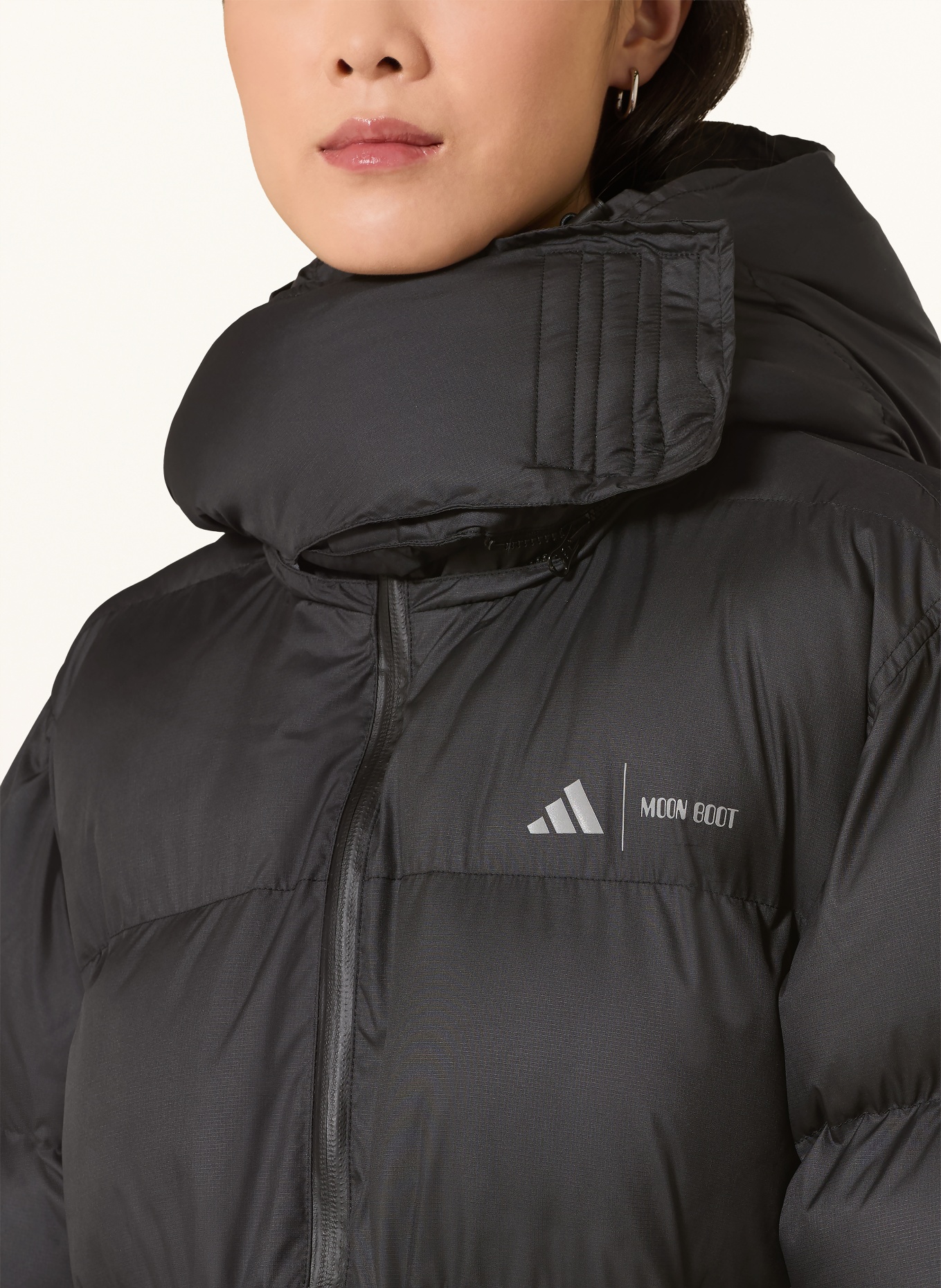 adidas Steppmantel ADIDAS X MOON BOOT: SCHWARZ