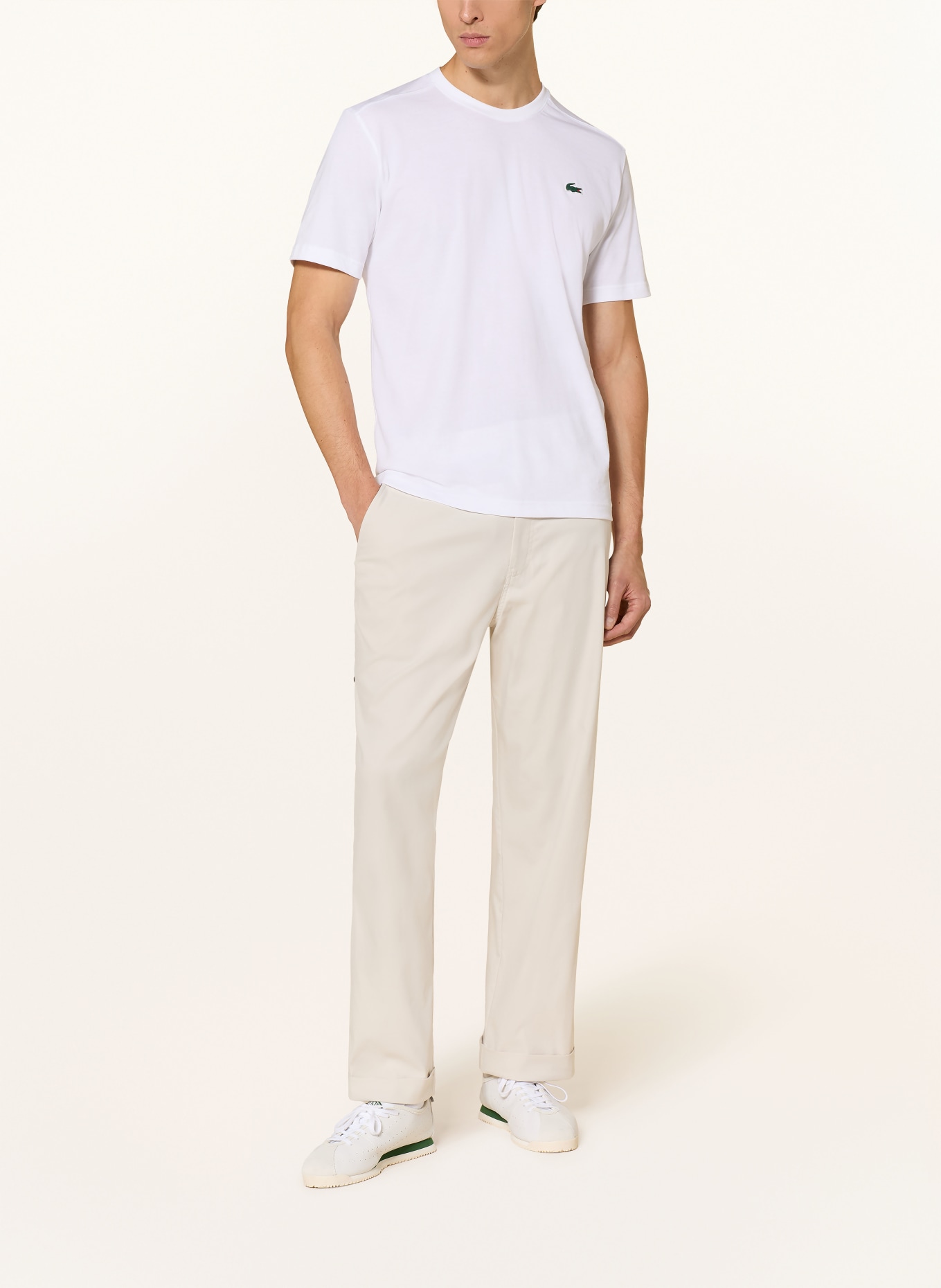 LACOSTE T-Shirt: WEISS