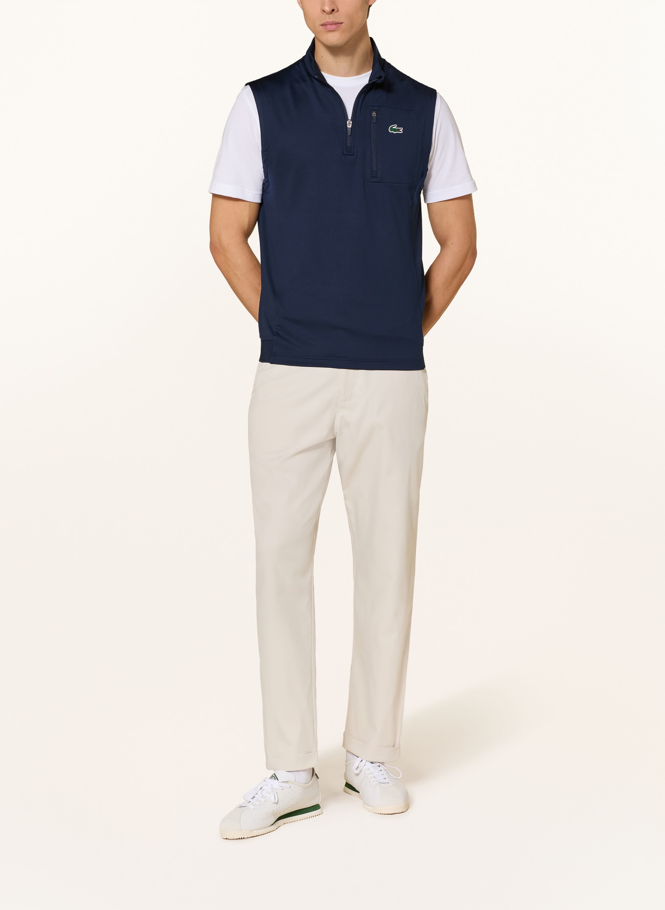 LACOSTE T-Shirt: WEISS