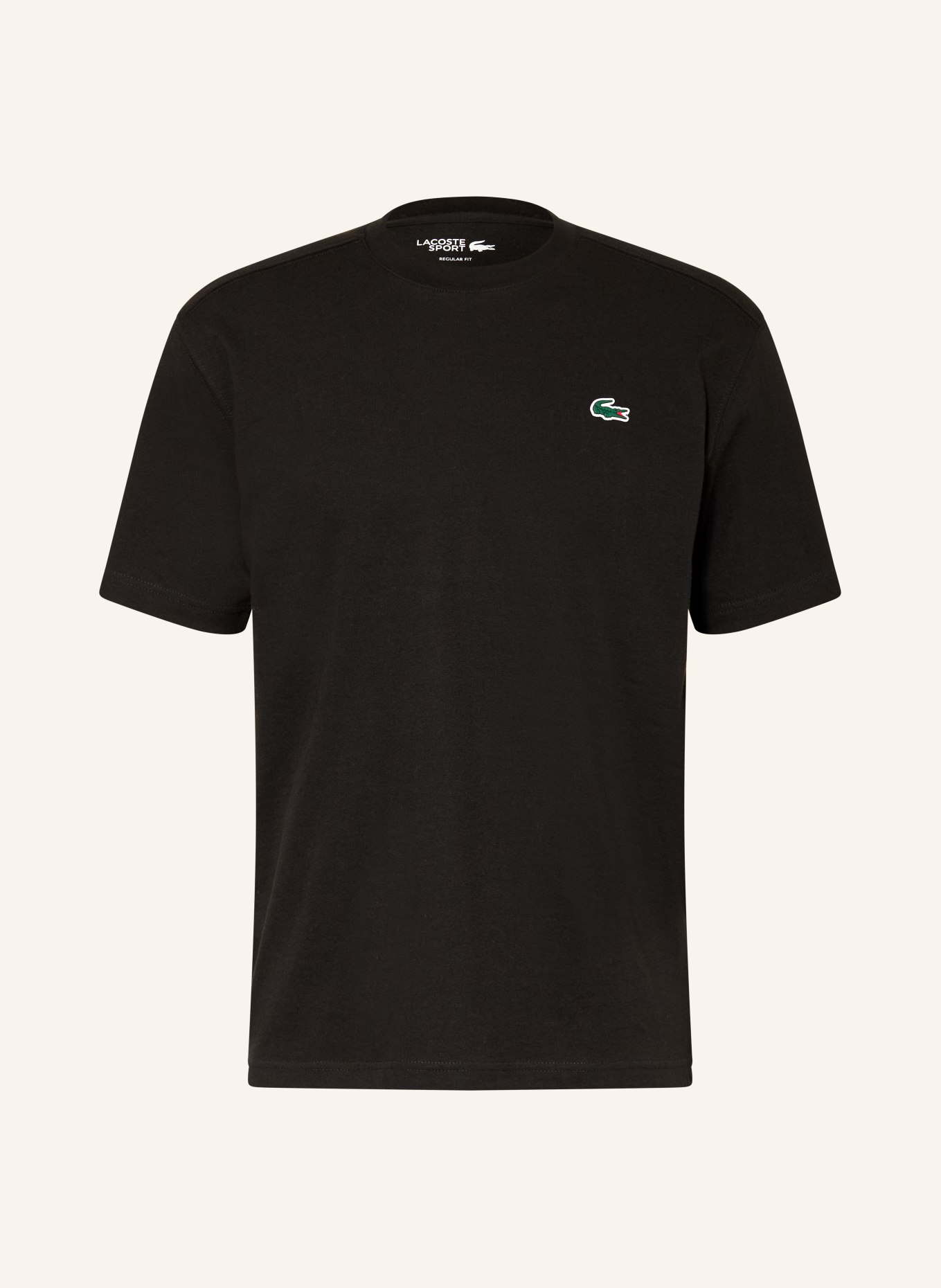 LACOSTE T-Shirt: SCHWARZ
