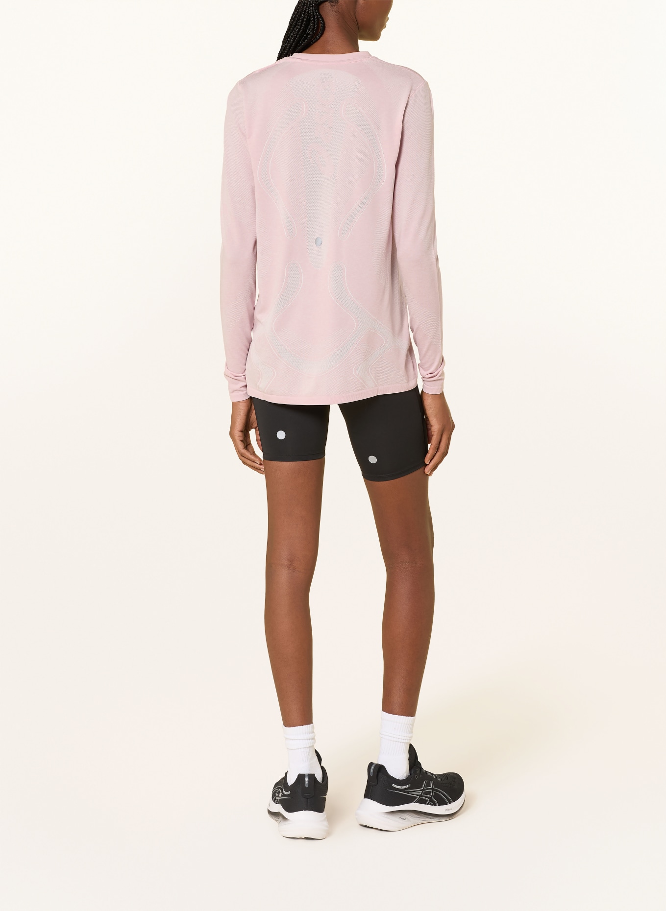 ASICS Koszulka do biegania ROAD SEAMLESS LS: JASNORÓŻOWY