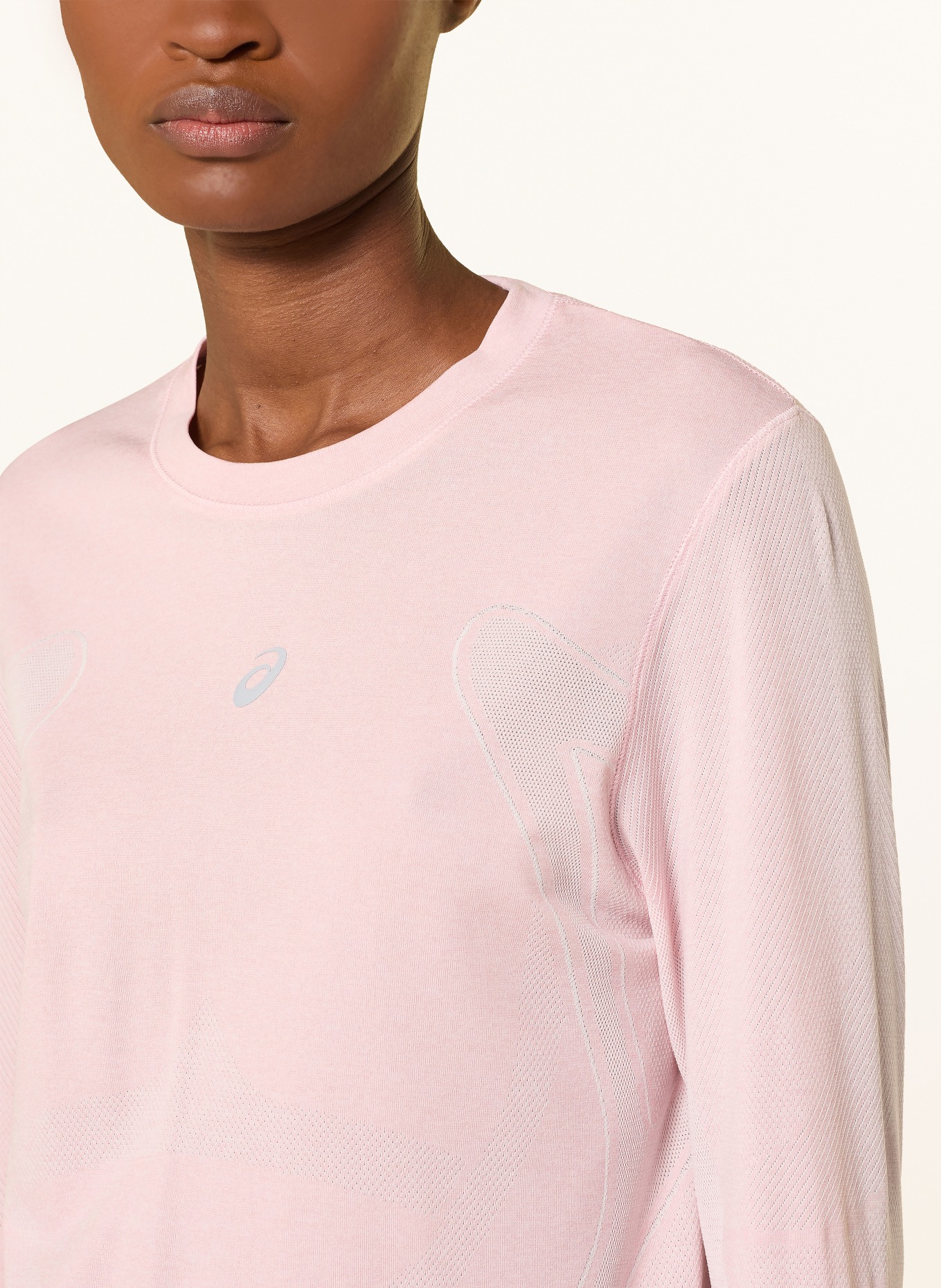 ASICS Koszulka do biegania ROAD SEAMLESS LS: JASNORÓŻOWY