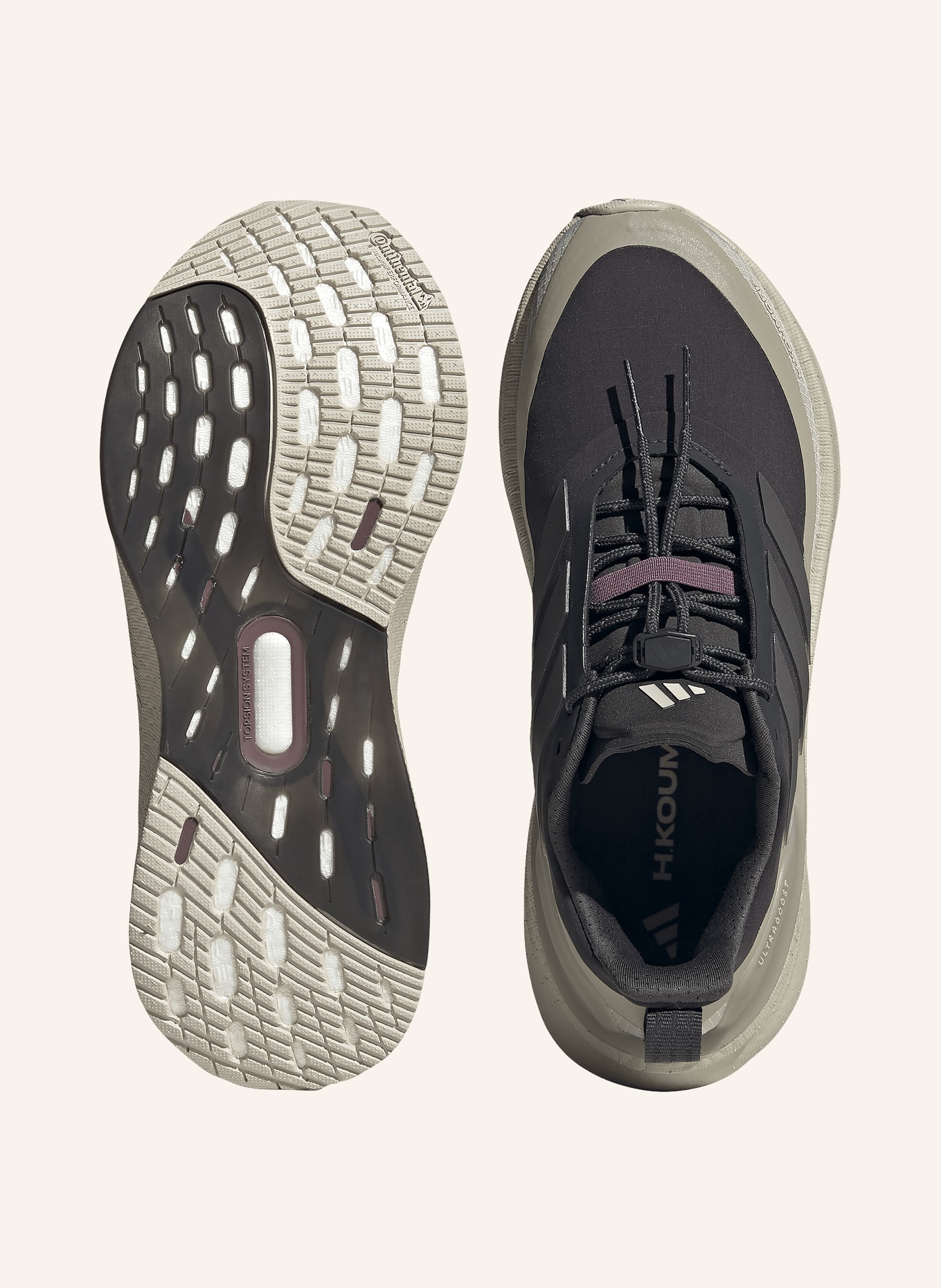 adidas Laufschuhe ULTRABOOST 5 HERMANOS KOUMORI: DUNKELGRAU / BEIGE