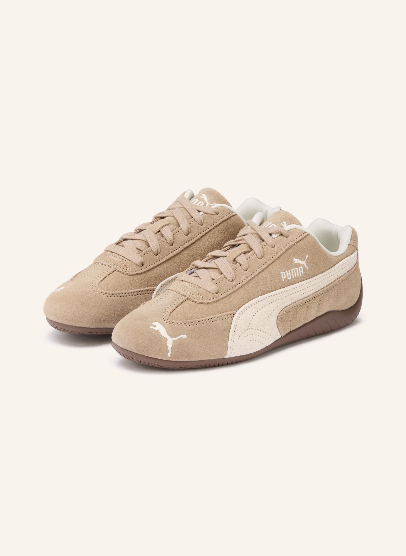 PUMA SPEEDCAT ELEVATED sneaker: BEIGE / CREAM