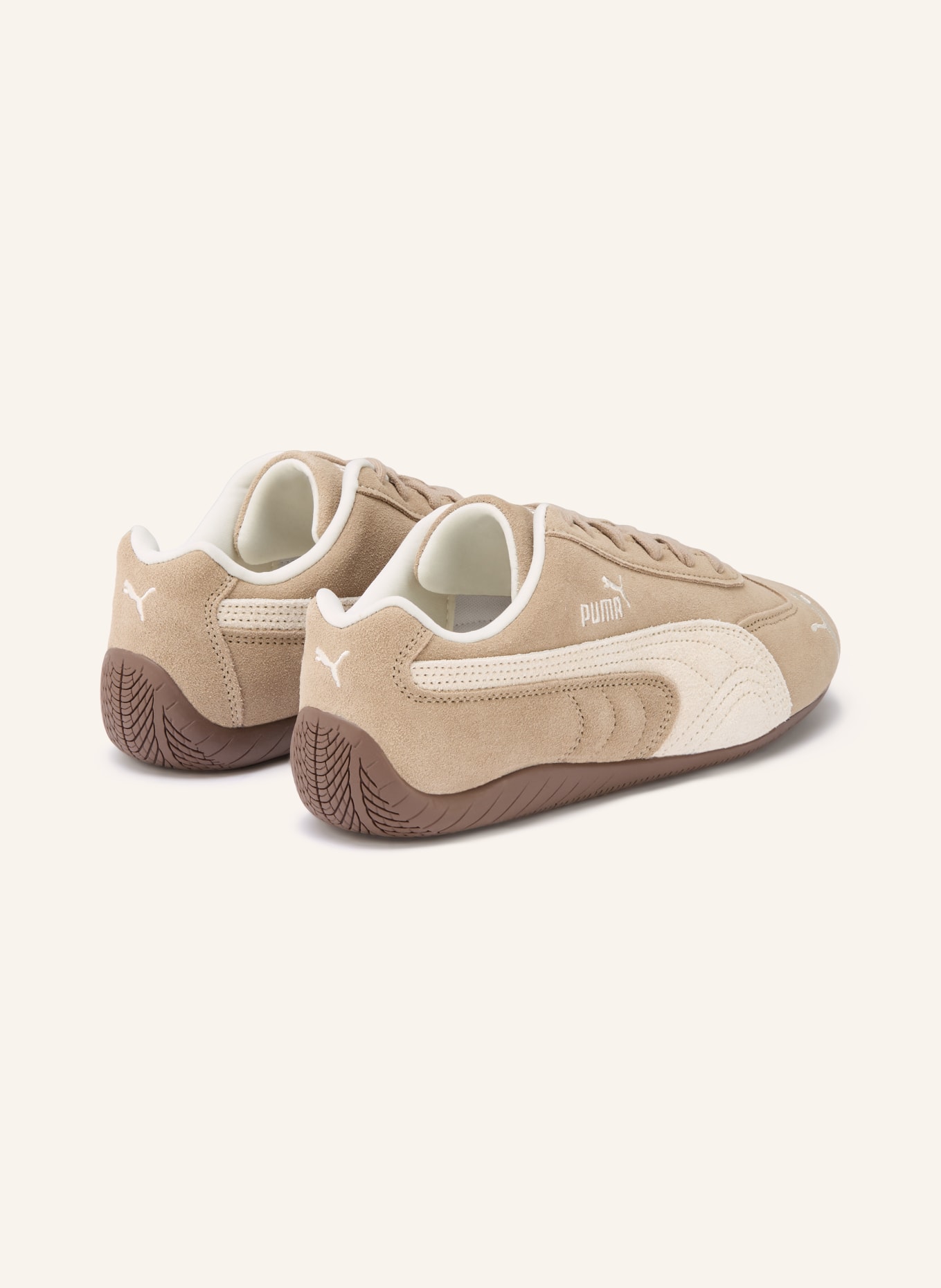 PUMA SPEEDCAT ELEVATED sneaker: BEIGE / CREAM