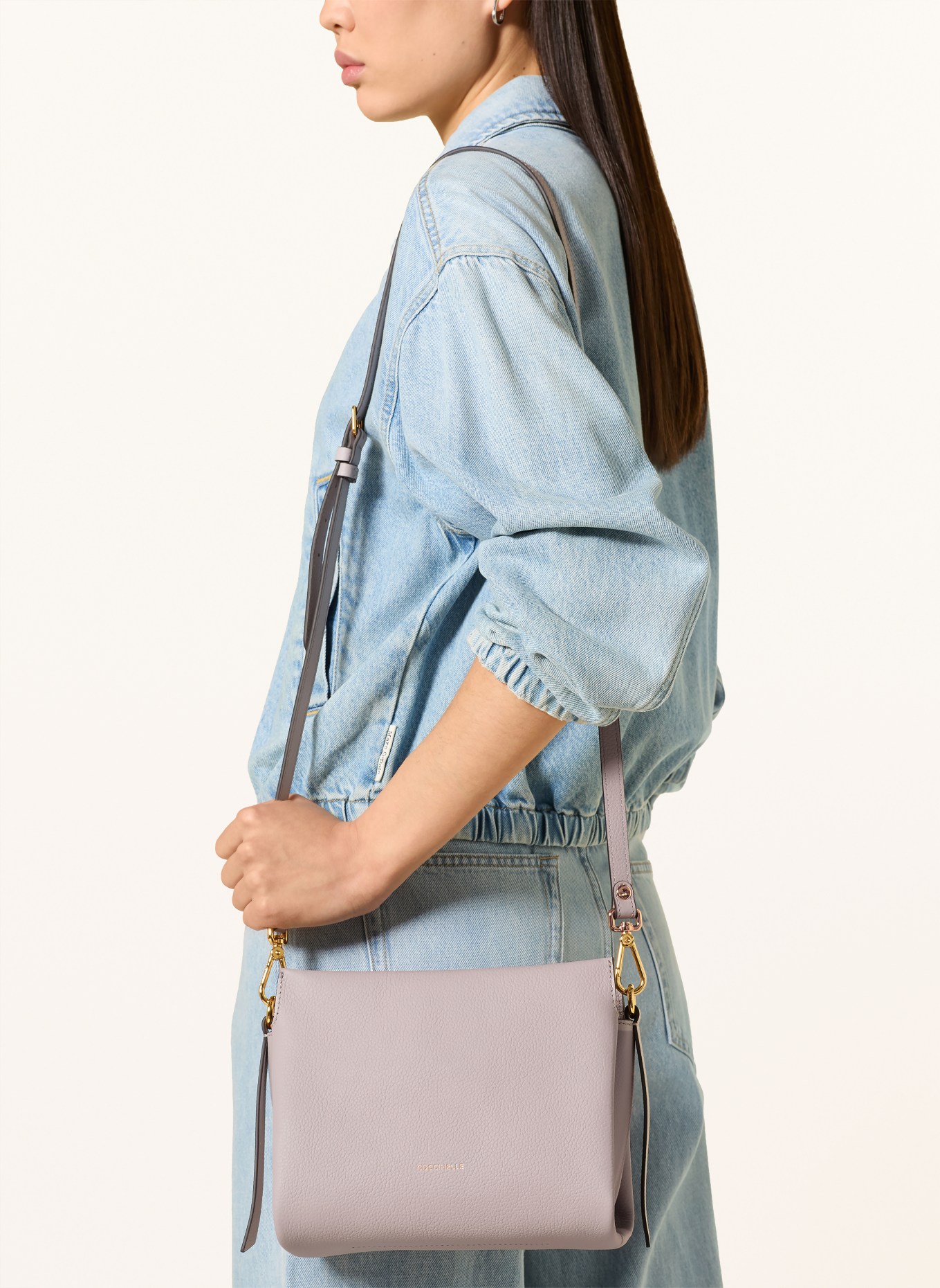 COCCINELLE Handbag: LIGHT PURPLE / GOLD