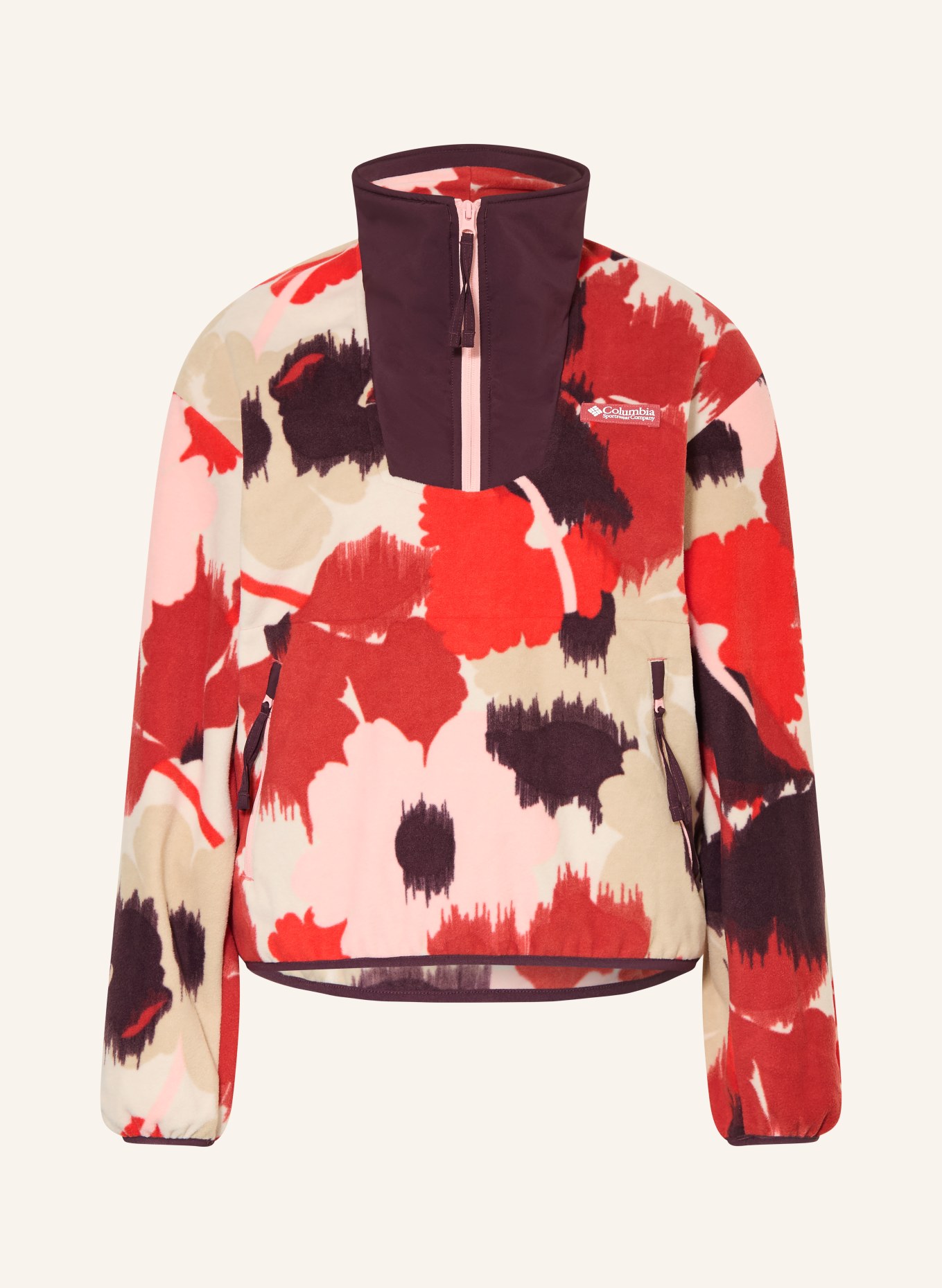 Columbia Veste polaire SEQUOIA GROVE™: ROUGE / BEIGE / LILAS FONCÉ