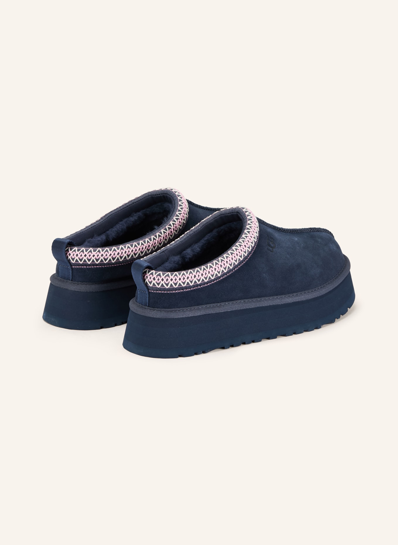 UGG Platform slides TAZZ: DARK BLUE / PINK