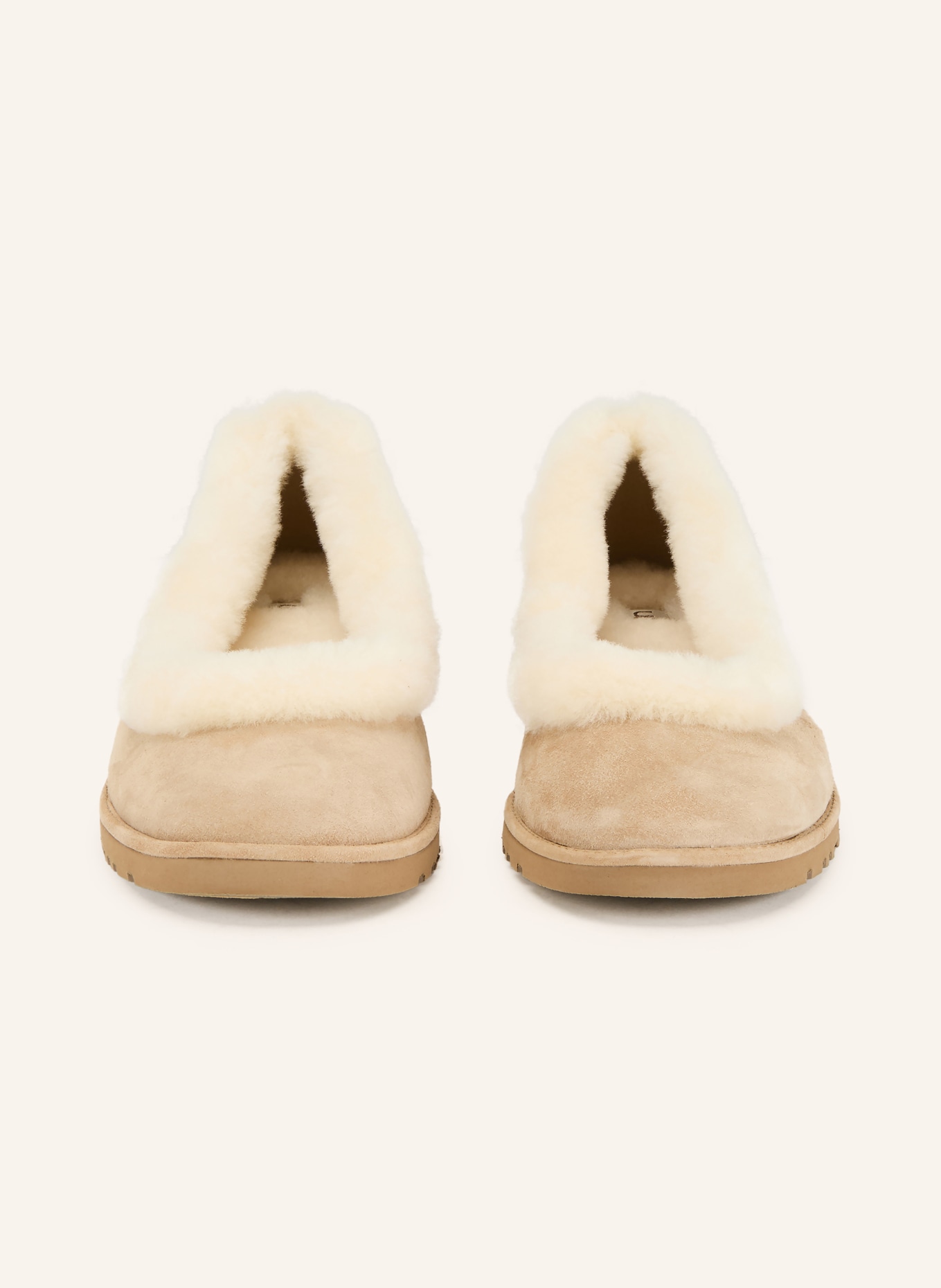 UGG ZORA ballet flats: BEIGE / CREAM
