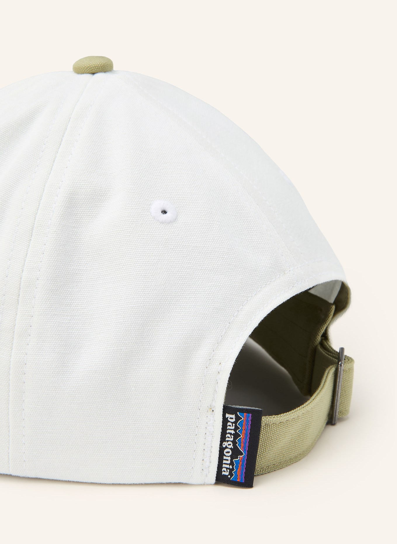 patagonia Kšiltovka FRITZ ROY ICON TRAD: BÍLÁ / SVĚTLE ZELENÁ