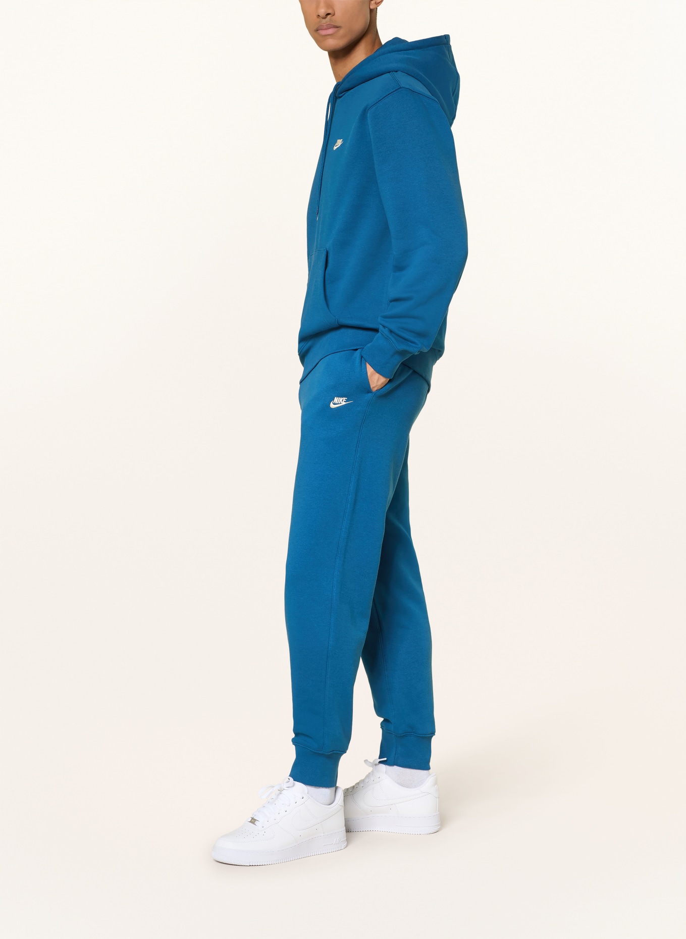Nike Hoodie CLUB: BLUE