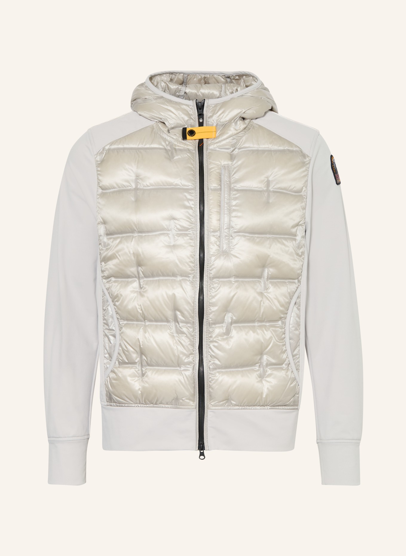 PARAJUMPERS Donsjack FARON: ZILVER / LICHTGRIJS