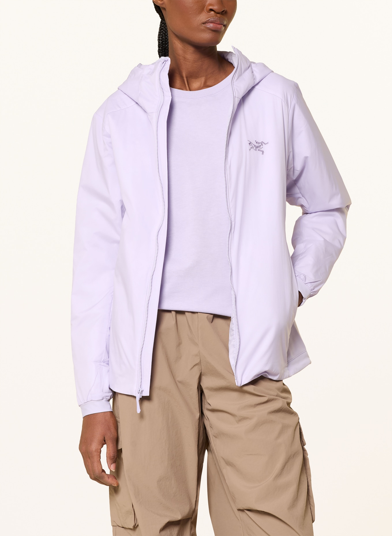 ARC'TERYX T-shirt KRAGG: LIGHT PURPLE