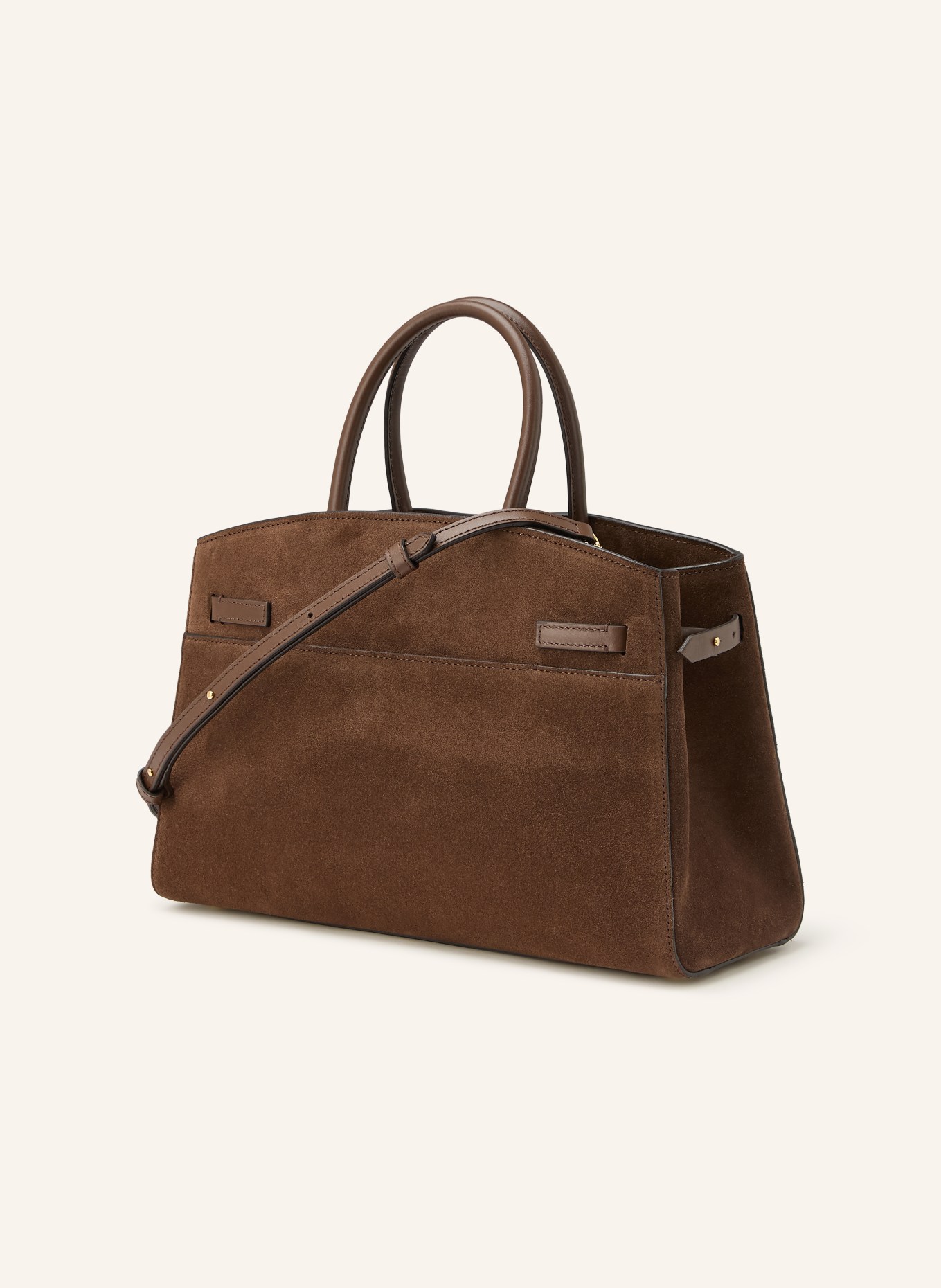 DEMELLIER Handtasche HUDSON: DUNKELBRAUN