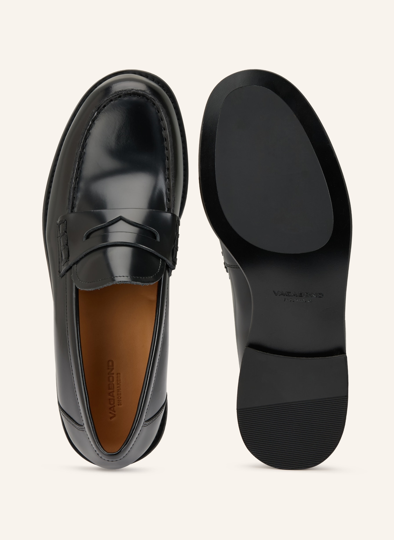 VAGABOND SHOEMAKERS Penny loafers LINN: CZARNY