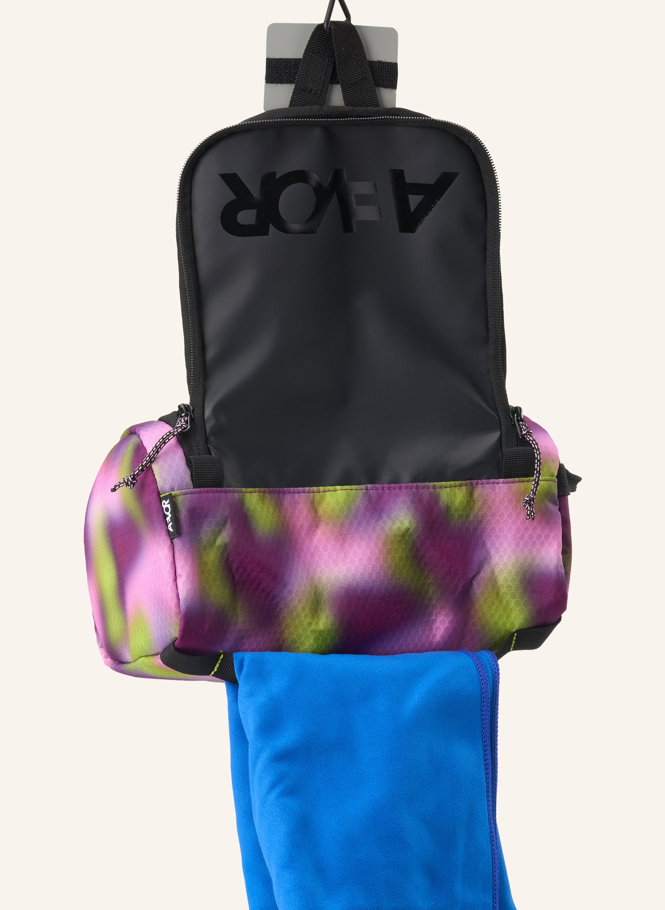 AEVOR Toiletry bag: NEON GREEN / PURPLE / PINK