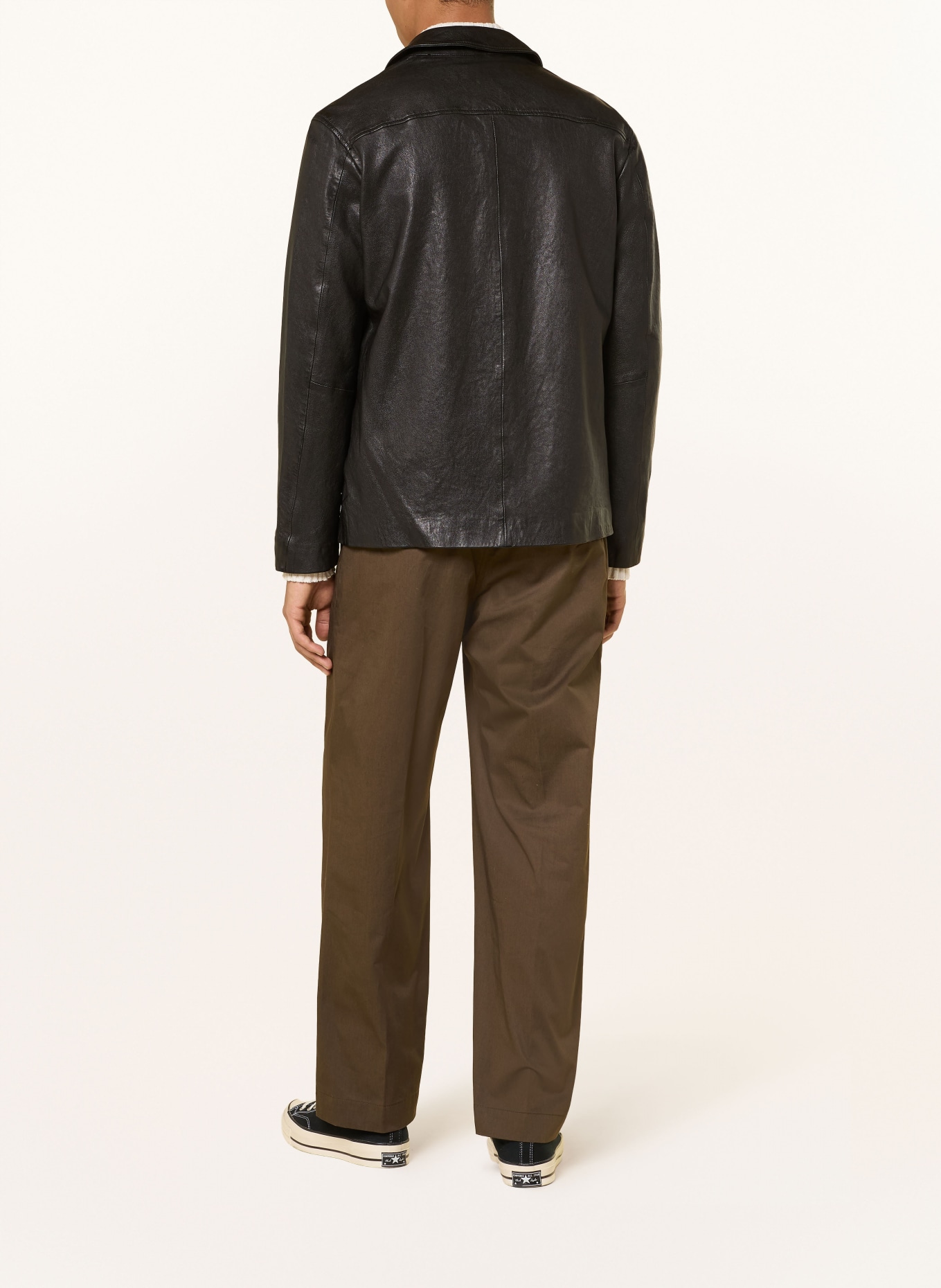 HUGO Chino ROY243 Regular Fit: MARRON FONCÉ